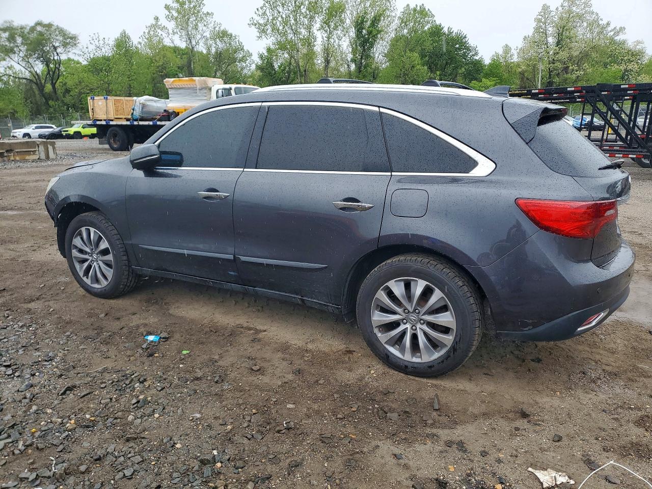 2014 Acura Mdx Technology Серый vin: 5FRYD4H64EB008469