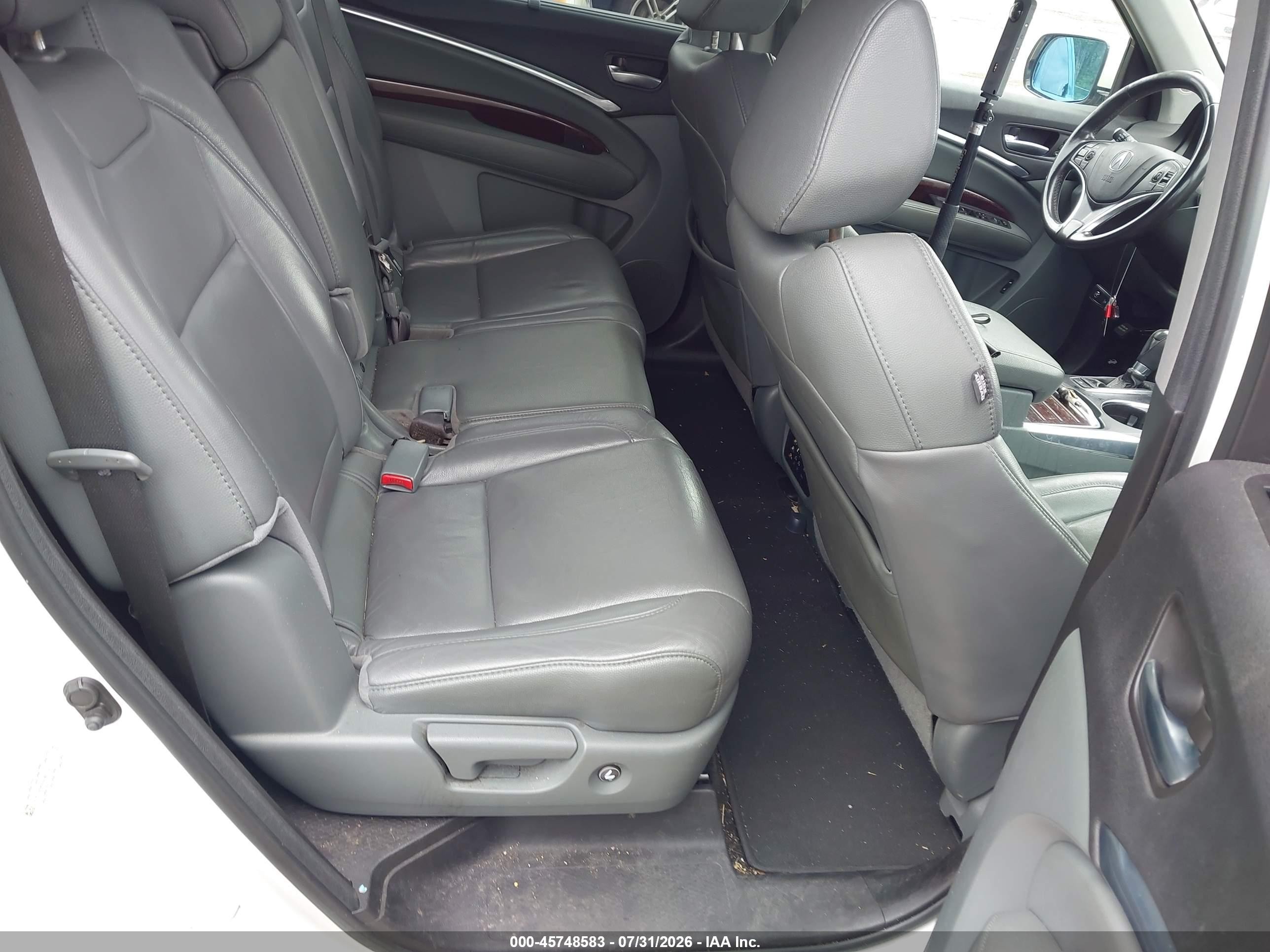 2014 Acura Mdx Technology Pkg W/entertainment Pkg White vin: 5FRYD4H64EB023876