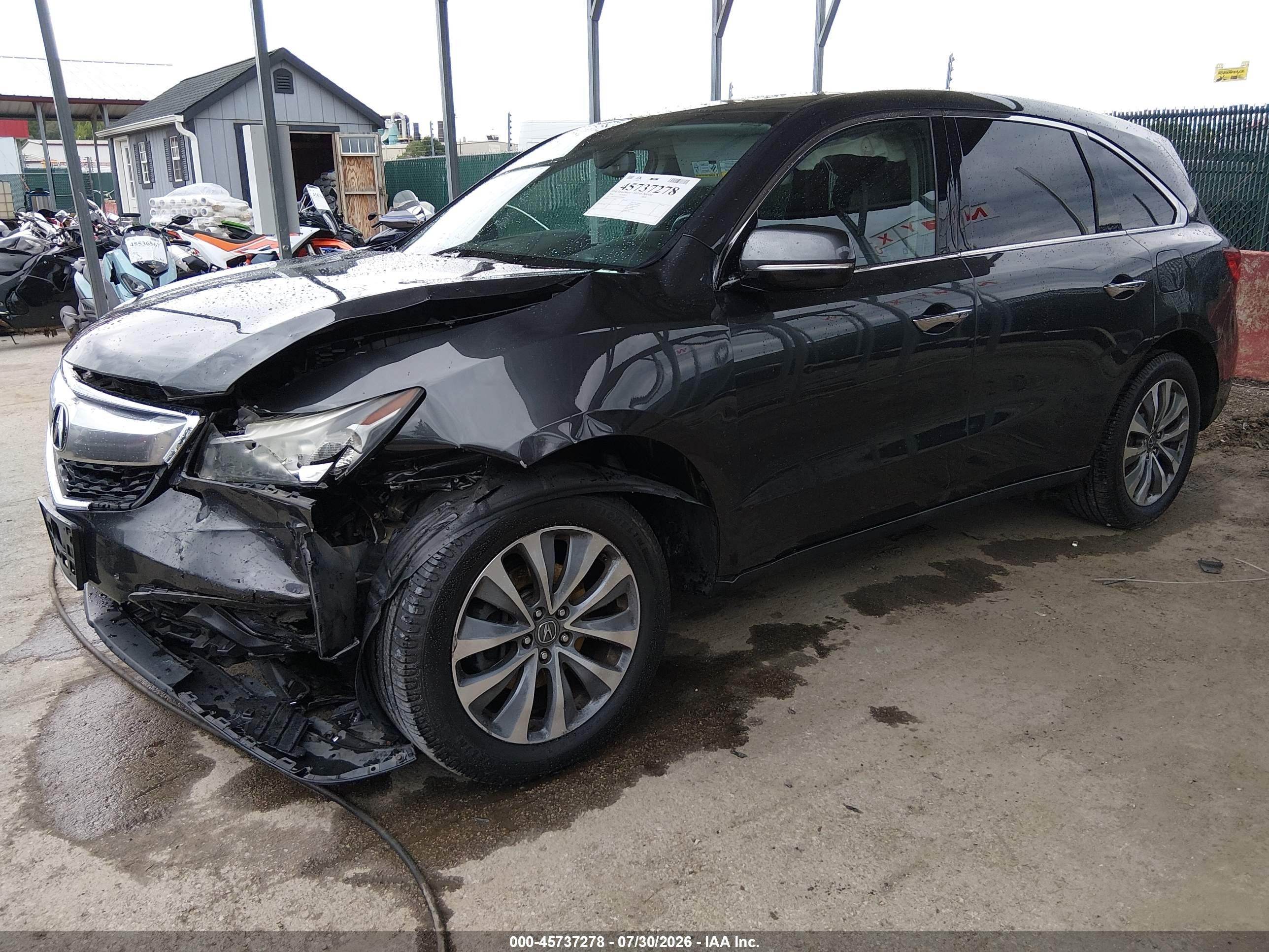 2014 Acura Mdx Technology Pkg W/entertainment Pkg Pewter vin: 5FRYD4H65EB010067