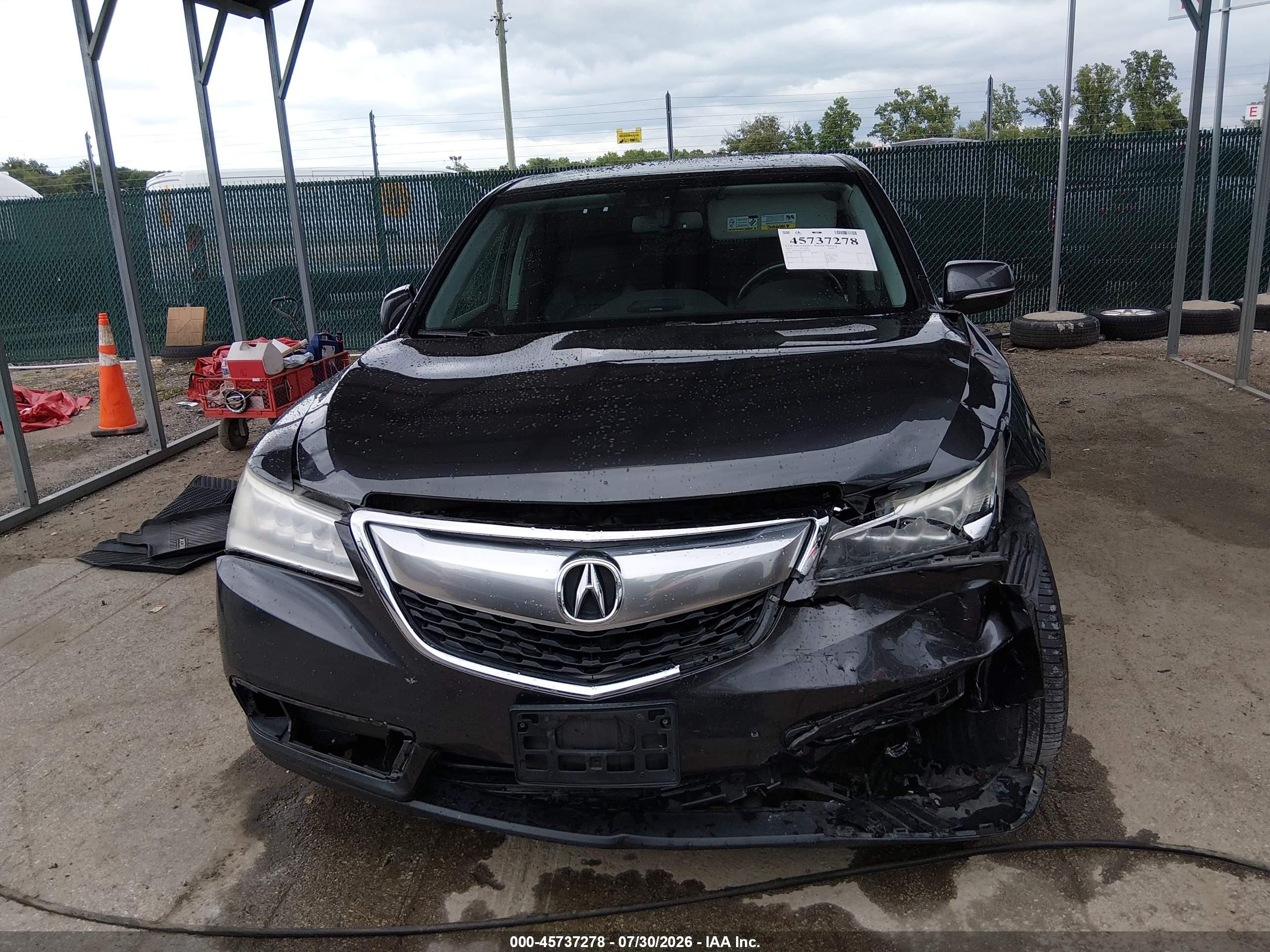 2014 Acura Mdx Technology Pkg W/entertainment Pkg Pewter vin: 5FRYD4H65EB010067