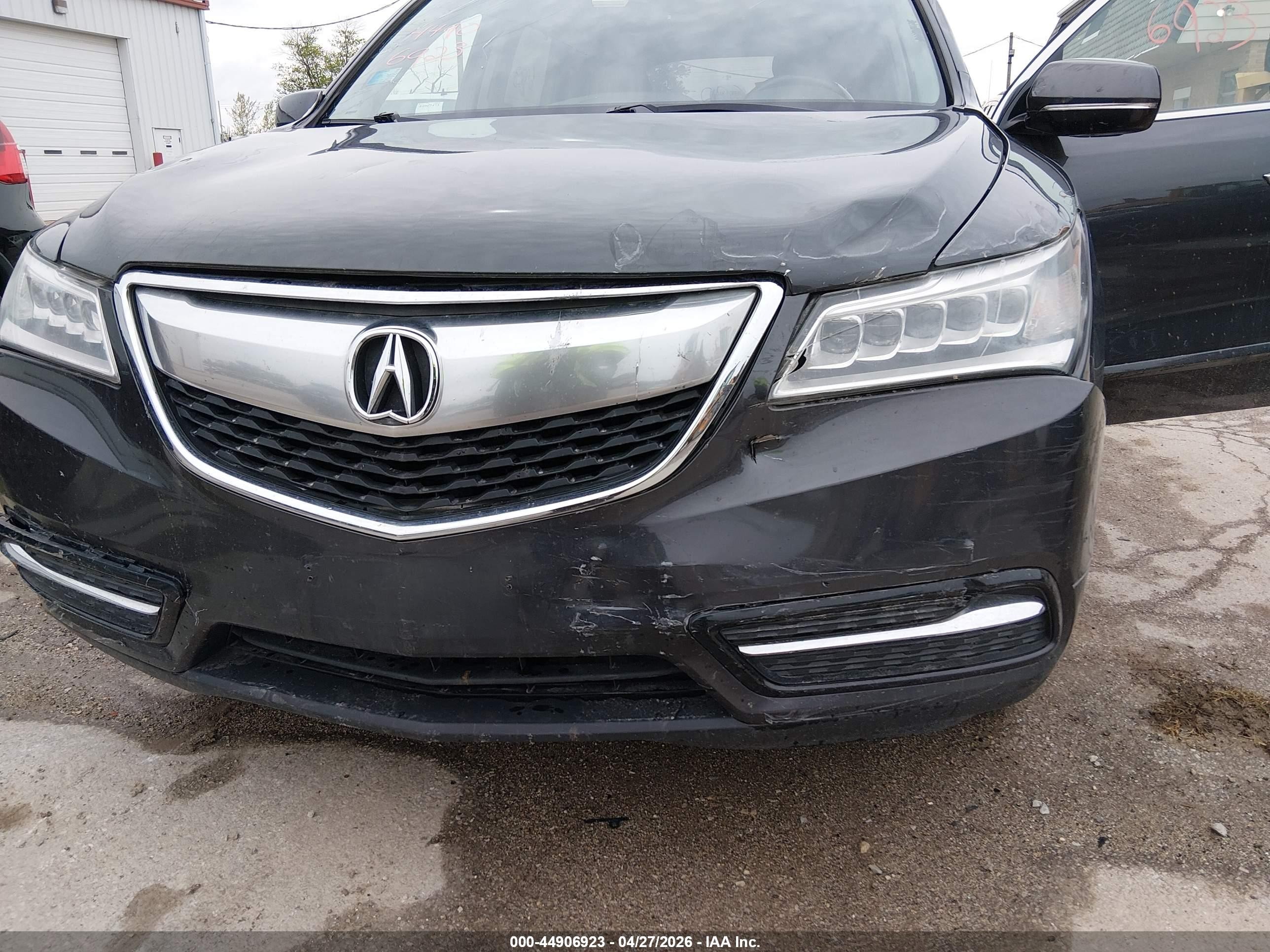 2014 Acura Mdx Technology Pkg W/entertainment Pkg Gray vin: 5FRYD4H66EB010062