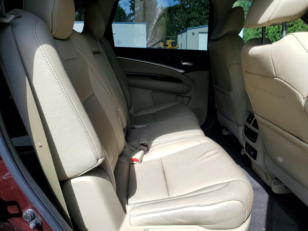 2015 Acura Mdx Technology Burgundy vin: 5FRYD4H66FB006904