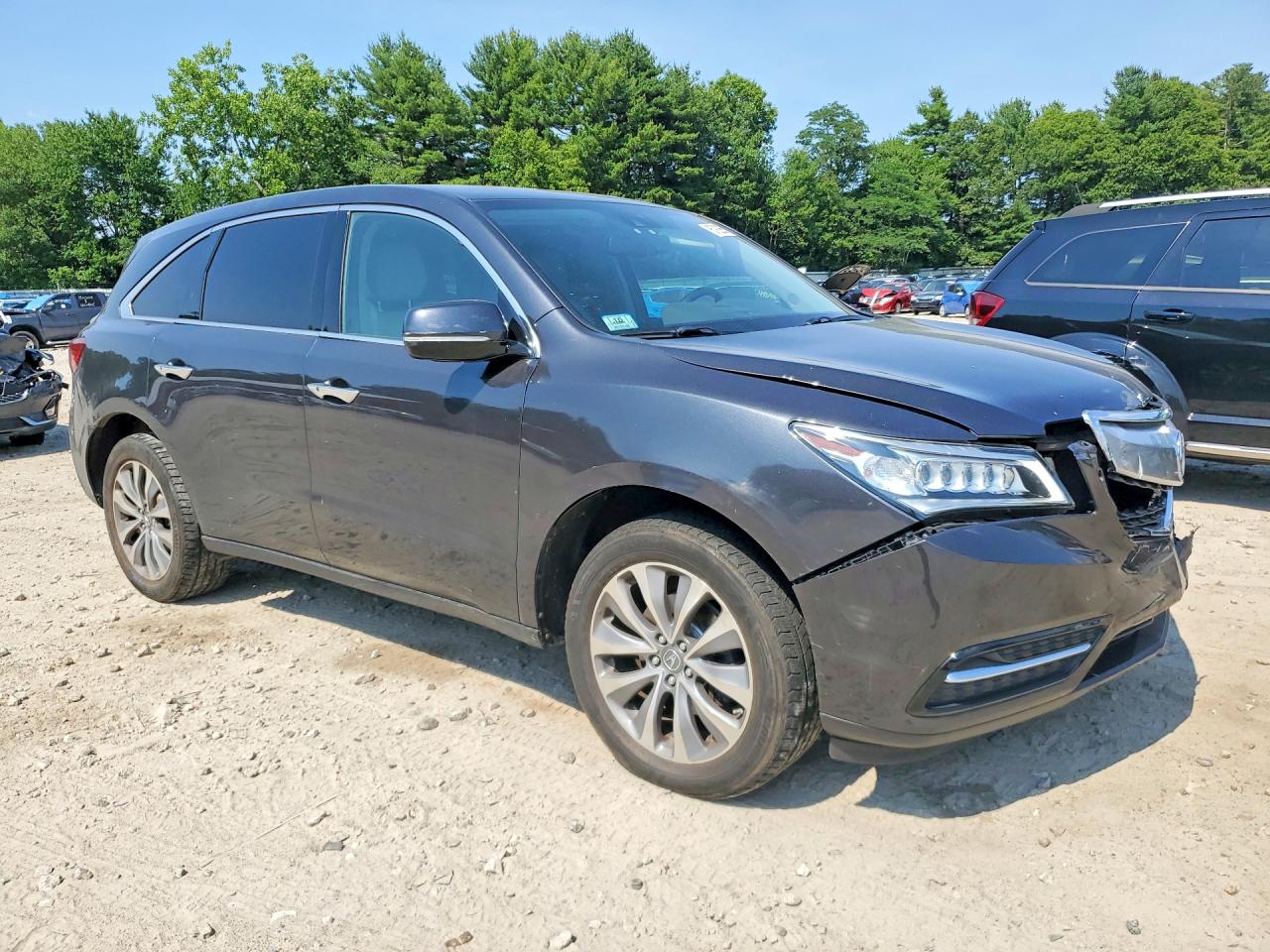 2014 Acura Mdx Technology Серый vin: 5FRYD4H67EB017781