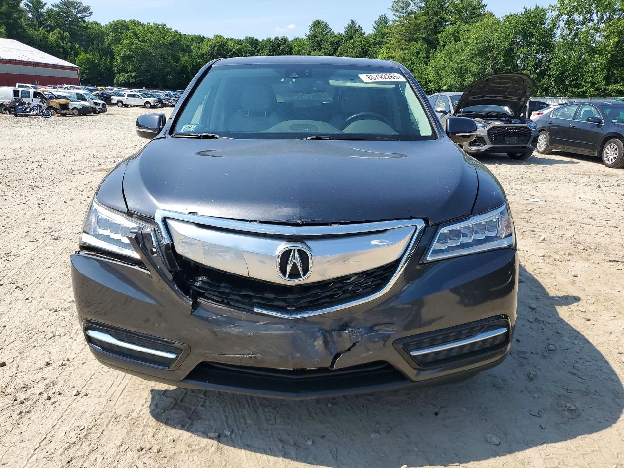 2014 Acura Mdx Technology Серый vin: 5FRYD4H67EB017781