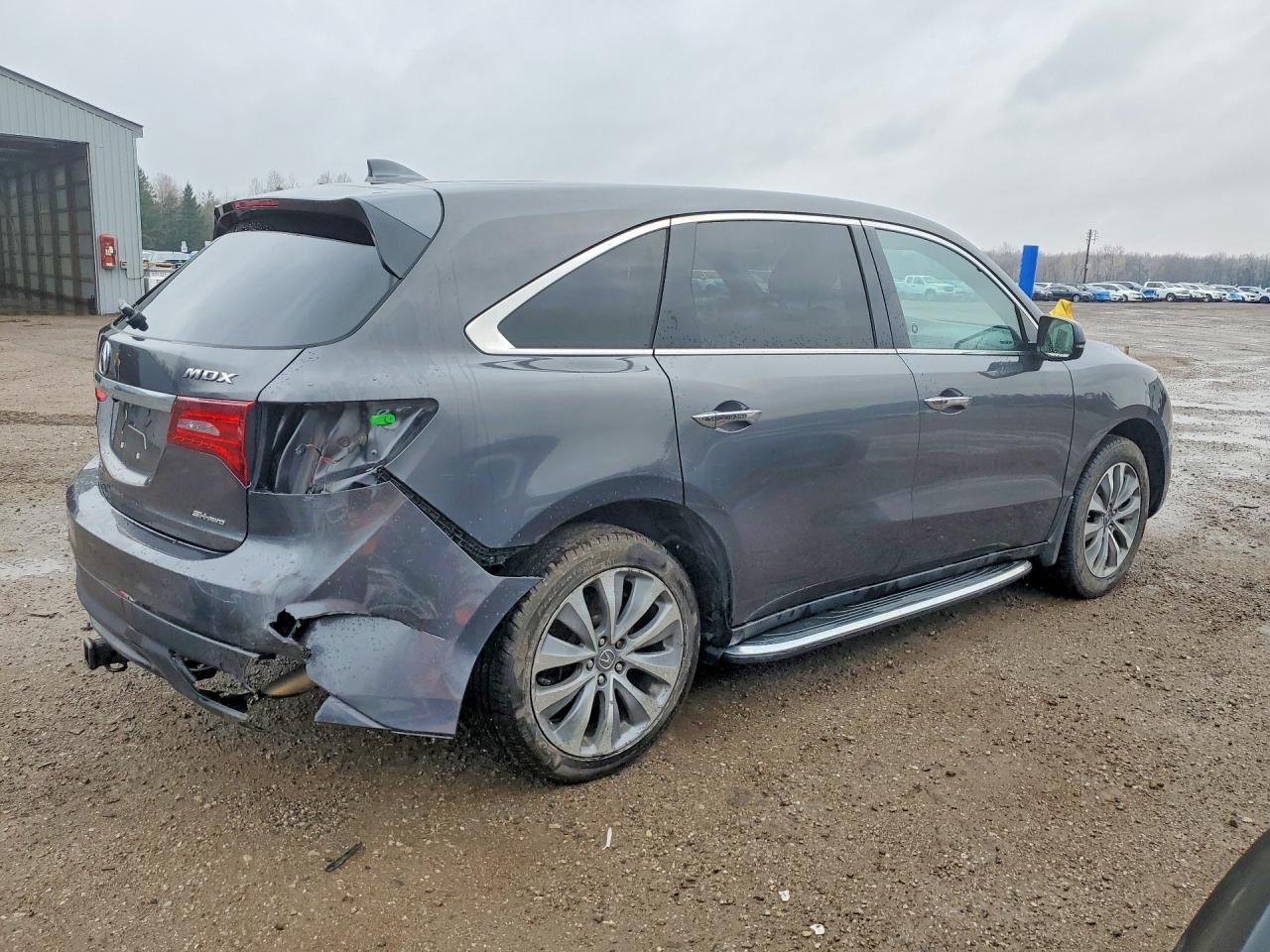 2014 Acura Mdx Technology Black vin: 5FRYD4H68EB501555