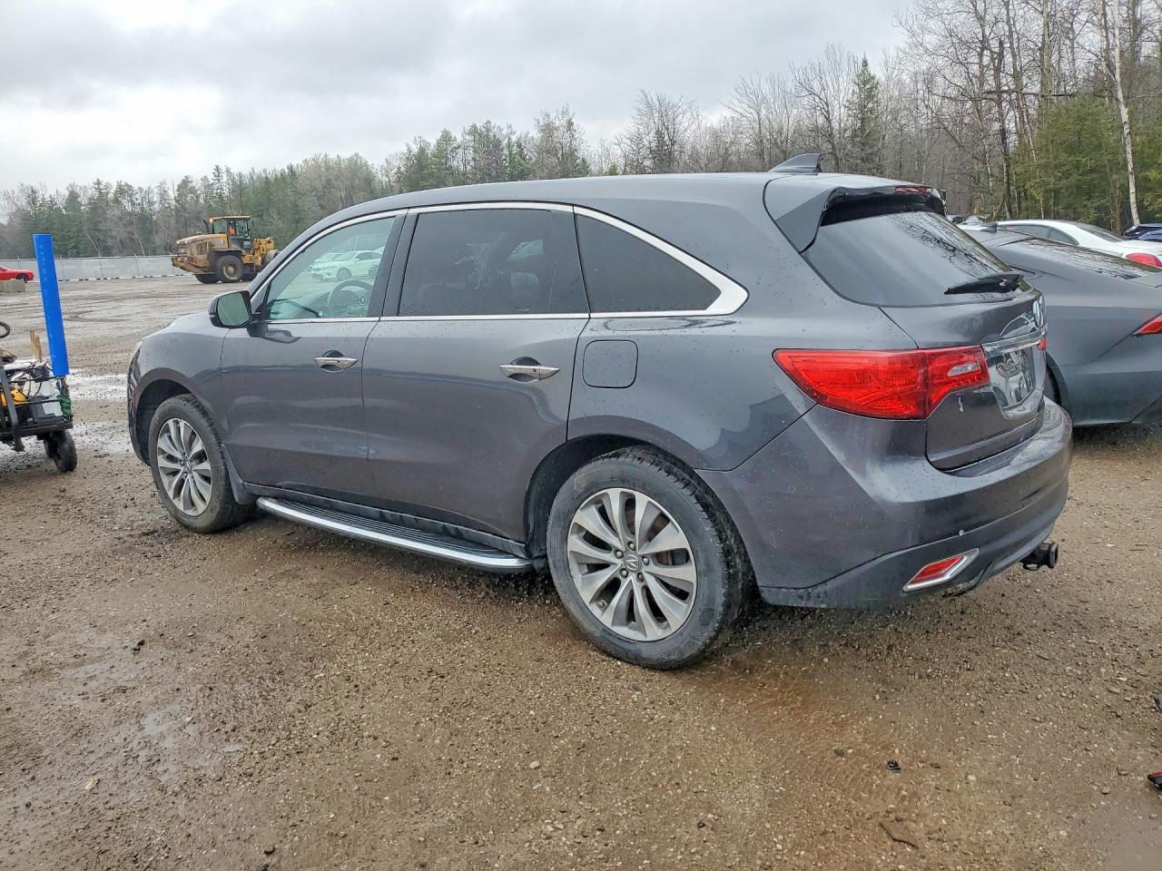 2014 Acura Mdx Technology Black vin: 5FRYD4H68EB501555