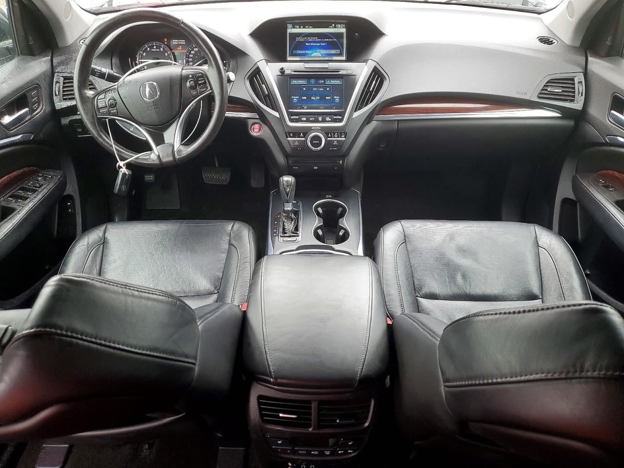 2014 Acura Mdx Technology Black vin: 5FRYD4H68EB501555