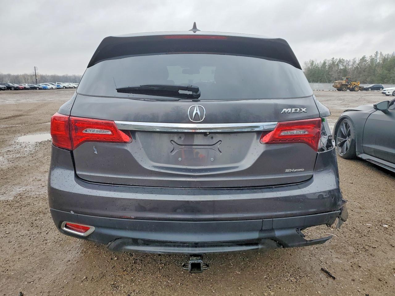 2014 Acura Mdx Technology Black vin: 5FRYD4H68EB501555