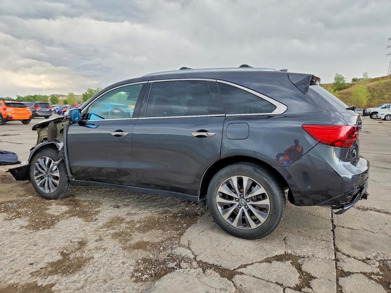 2015 Acura Mdx Technology Угольный vin: 5FRYD4H68FB029746