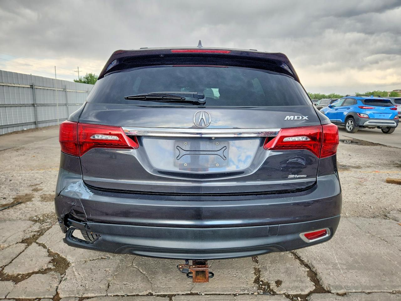 2015 Acura Mdx Technology Угольный vin: 5FRYD4H68FB029746