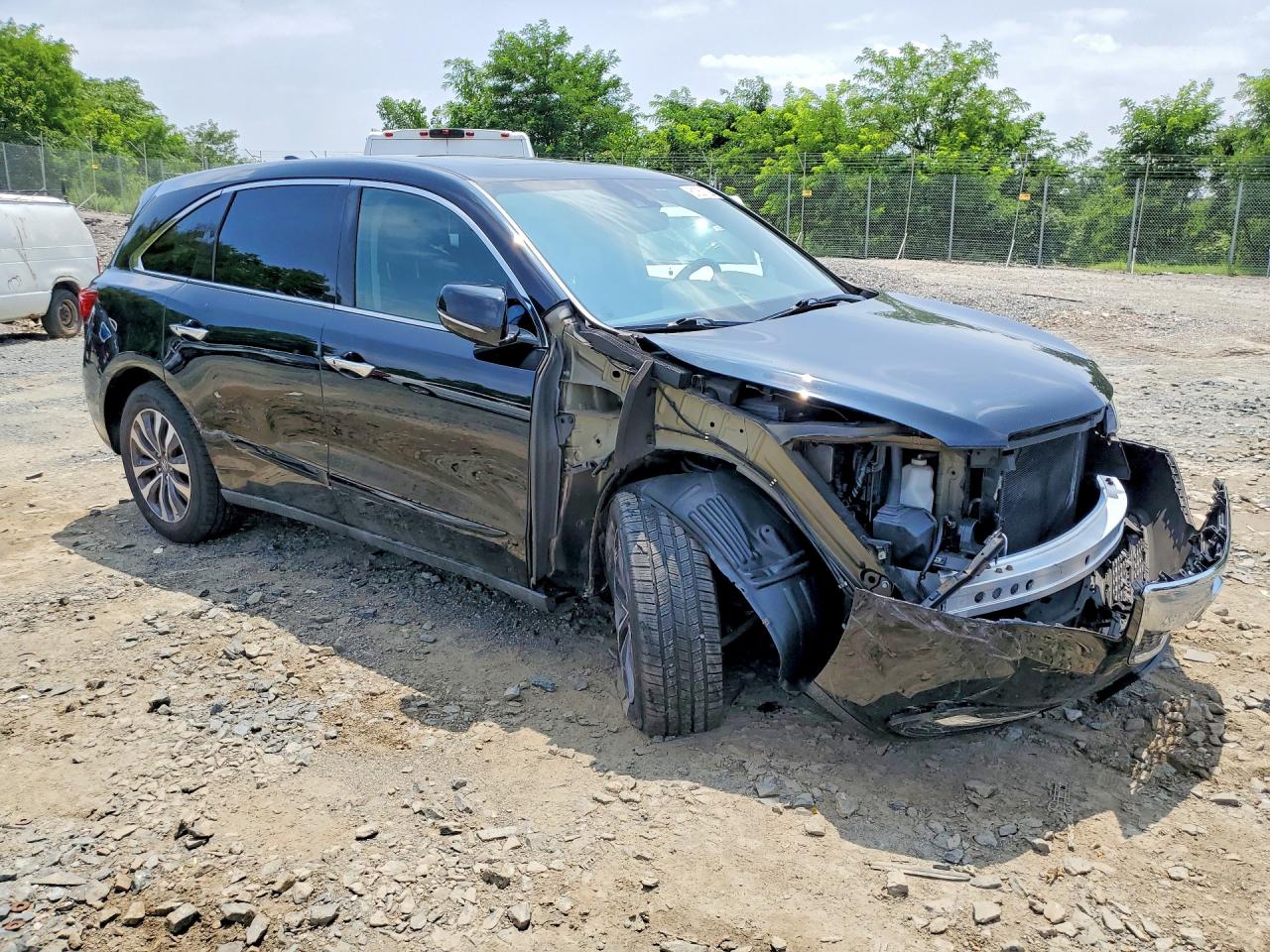 2014 Acura Mdx Technology Black vin: 5FRYD4H69EB032458