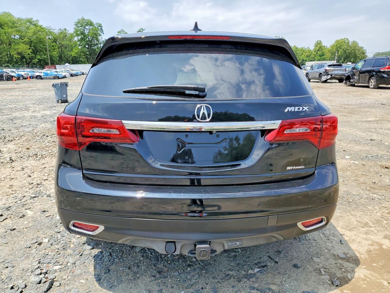 2014 Acura Mdx Technology Black vin: 5FRYD4H69EB032458