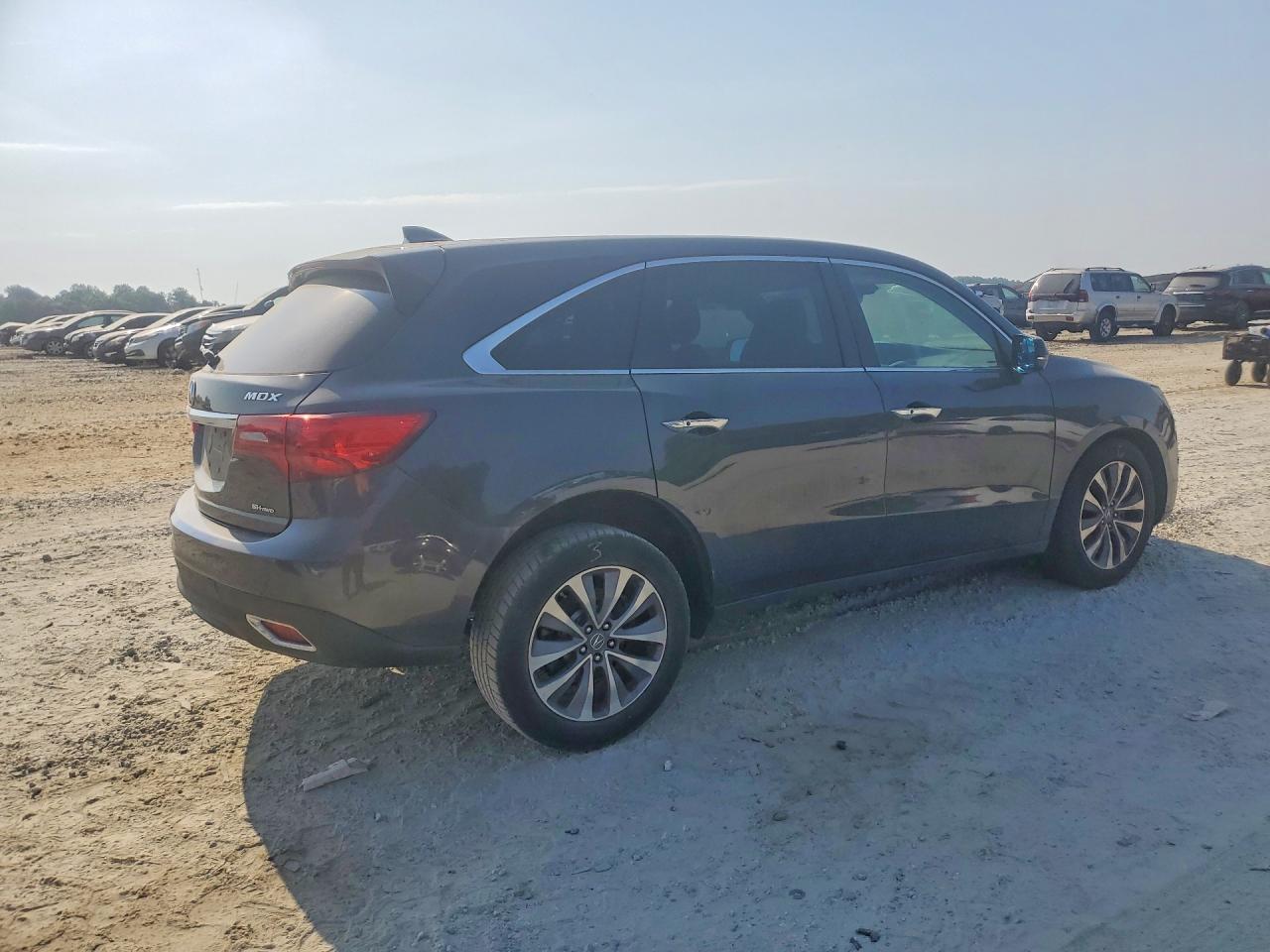 2014 Acura Mdx Technology Gray vin: 5FRYD4H6XEB010081