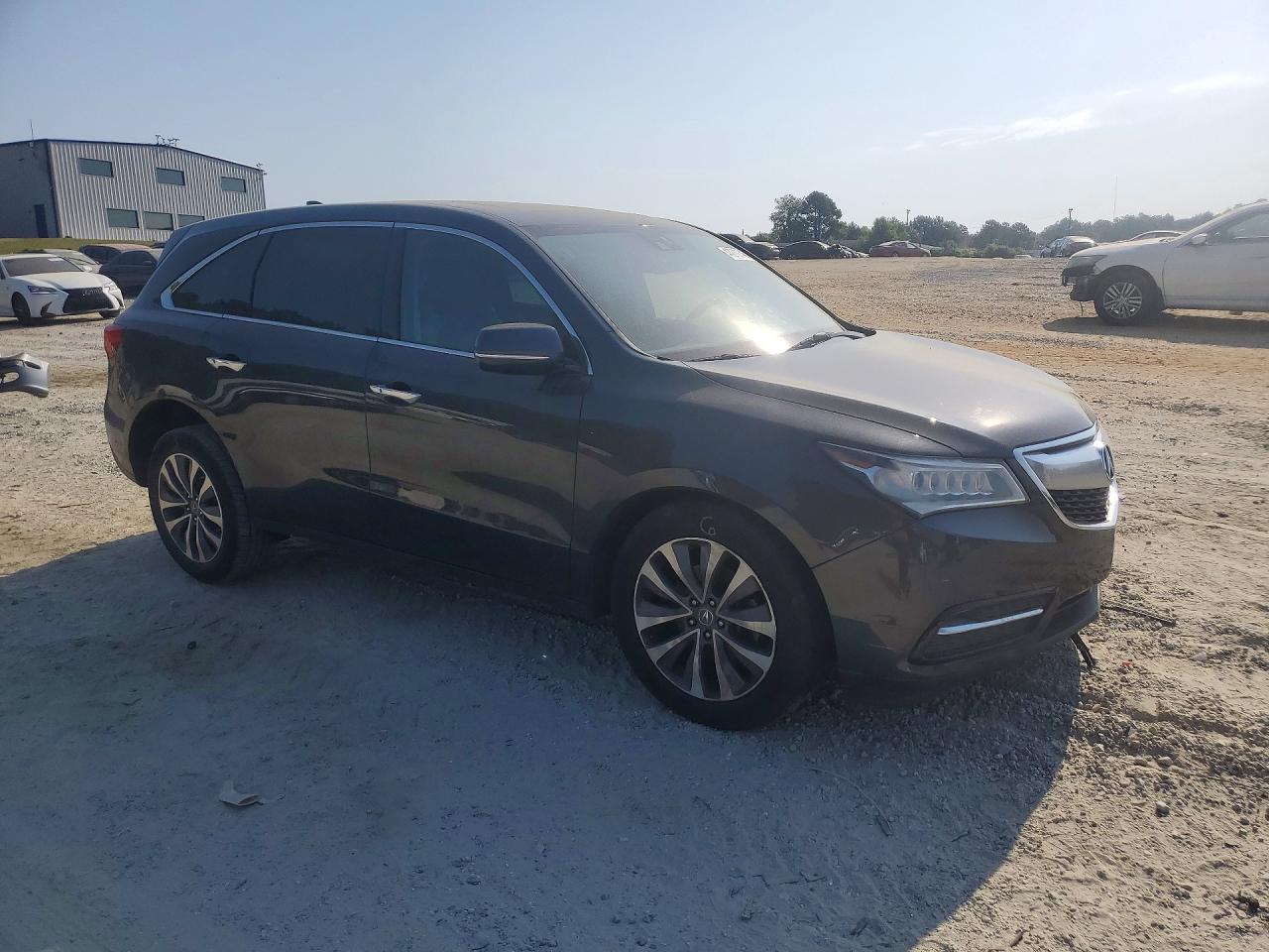 2014 Acura Mdx Technology Gray vin: 5FRYD4H6XEB010081