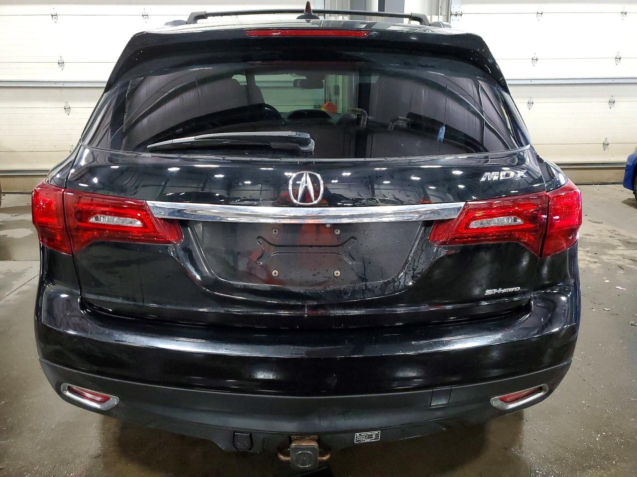 2014 Acura Mdx Technology Black vin: 5FRYD4H6XEB038317