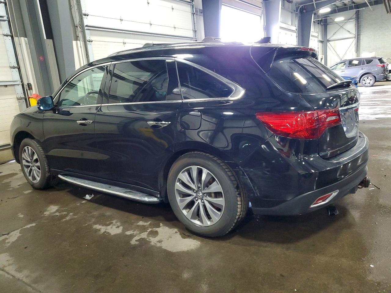 2014 Acura Mdx Technology Black vin: 5FRYD4H6XEB038317