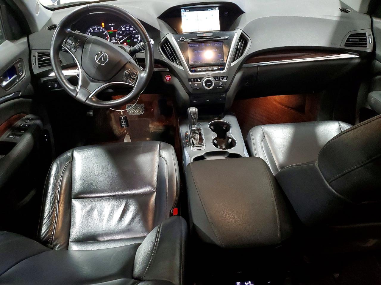 2014 Acura Mdx Technology Black vin: 5FRYD4H6XEB038317