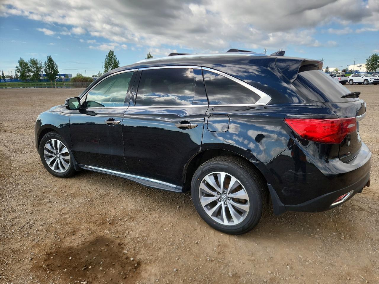 2014 Acura Mdx Technology Black vin: 5FRYD4H6XEB503789