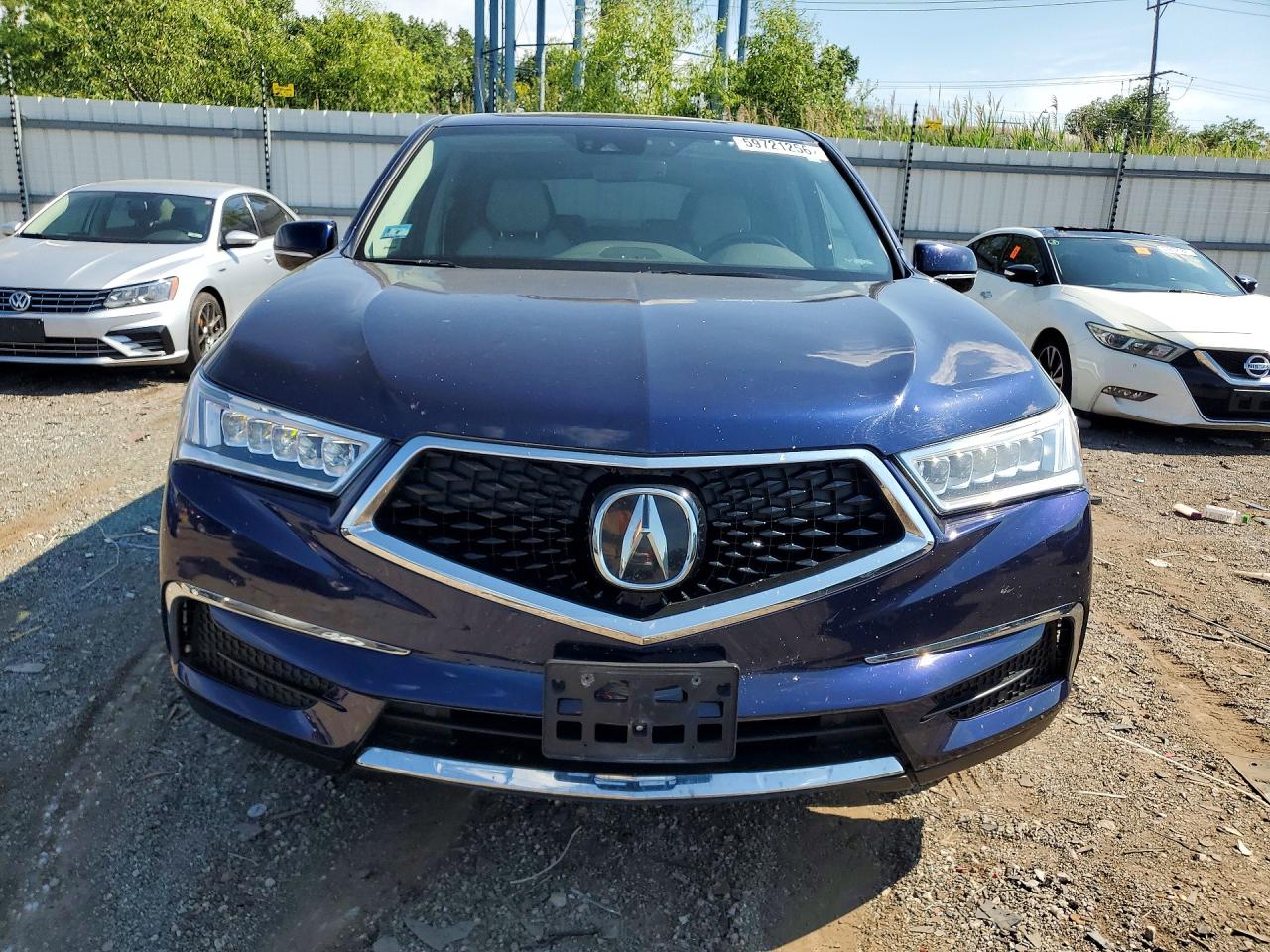2017 Acura Mdx Technology Blue vin: 5FRYD4H71HB008684