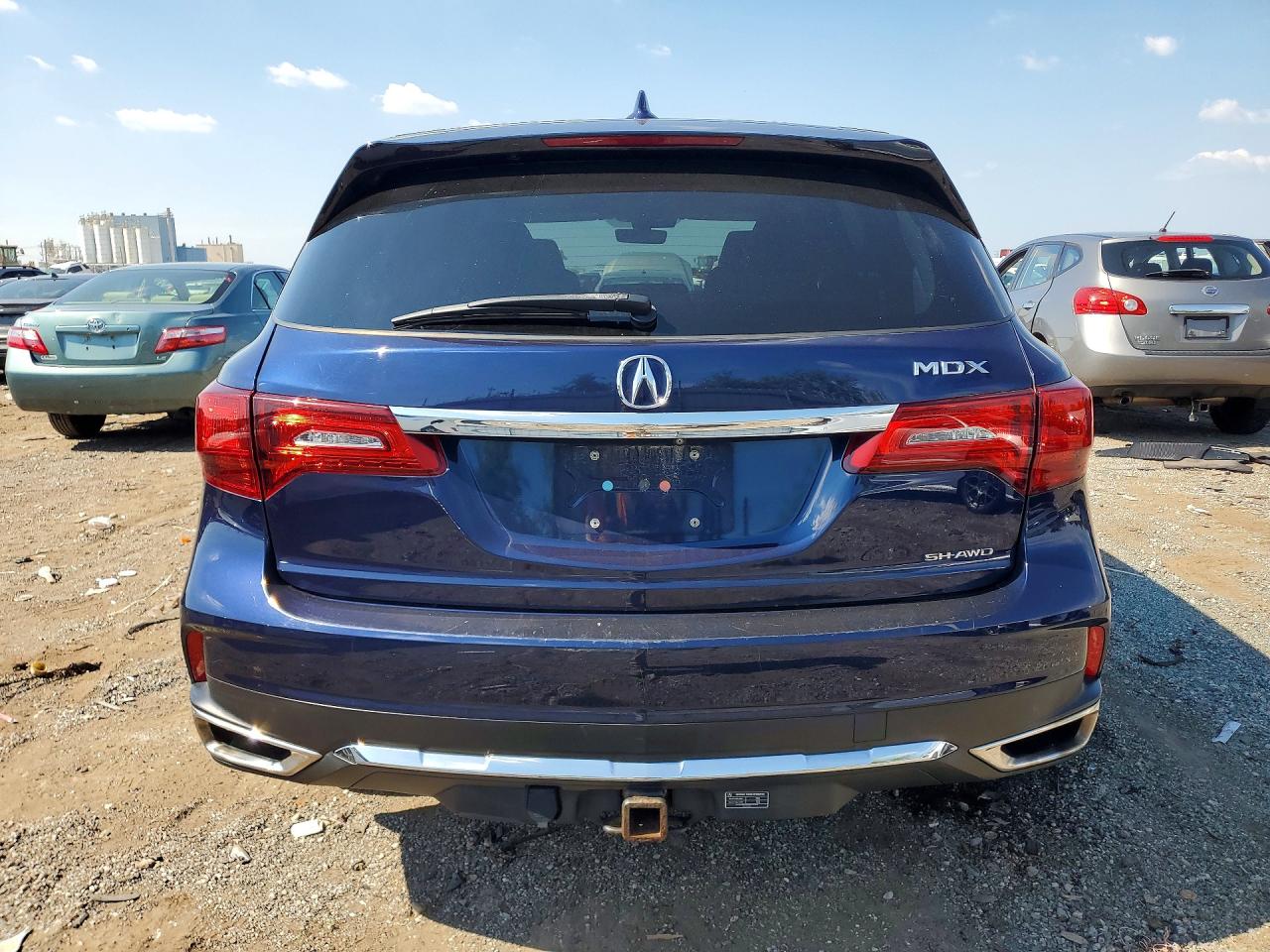 2017 Acura Mdx Technology Blue vin: 5FRYD4H71HB008684