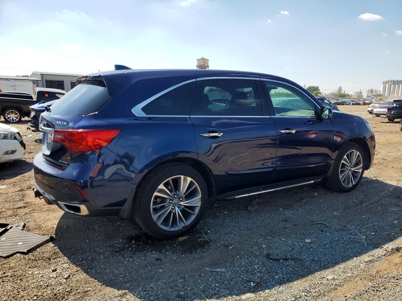 2017 Acura Mdx Technology Blue vin: 5FRYD4H71HB008684