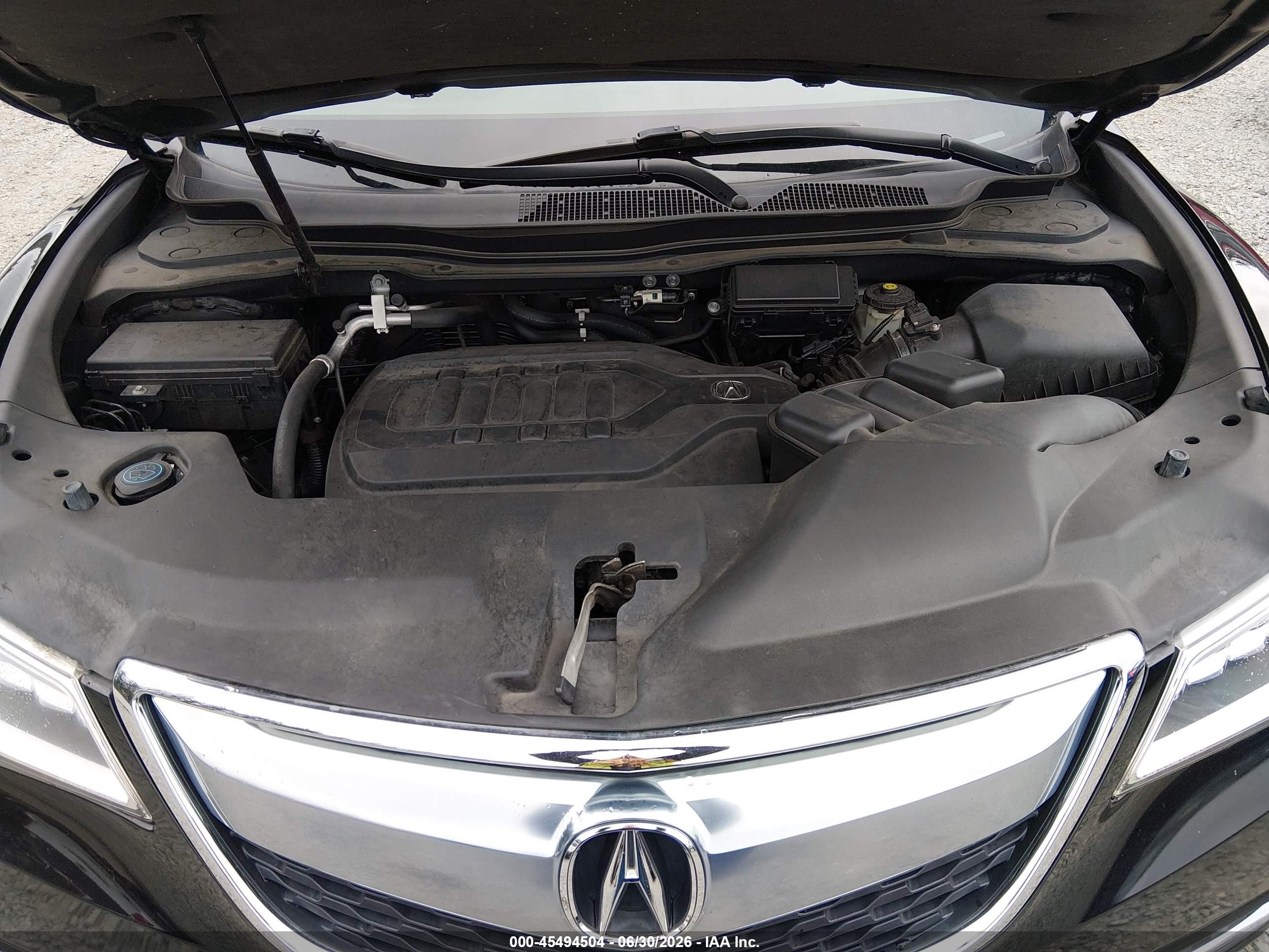 2014 Acura Mdx Advance Pkg W/entertainment Pkg Black vin: 5FRYD4H80EB030311