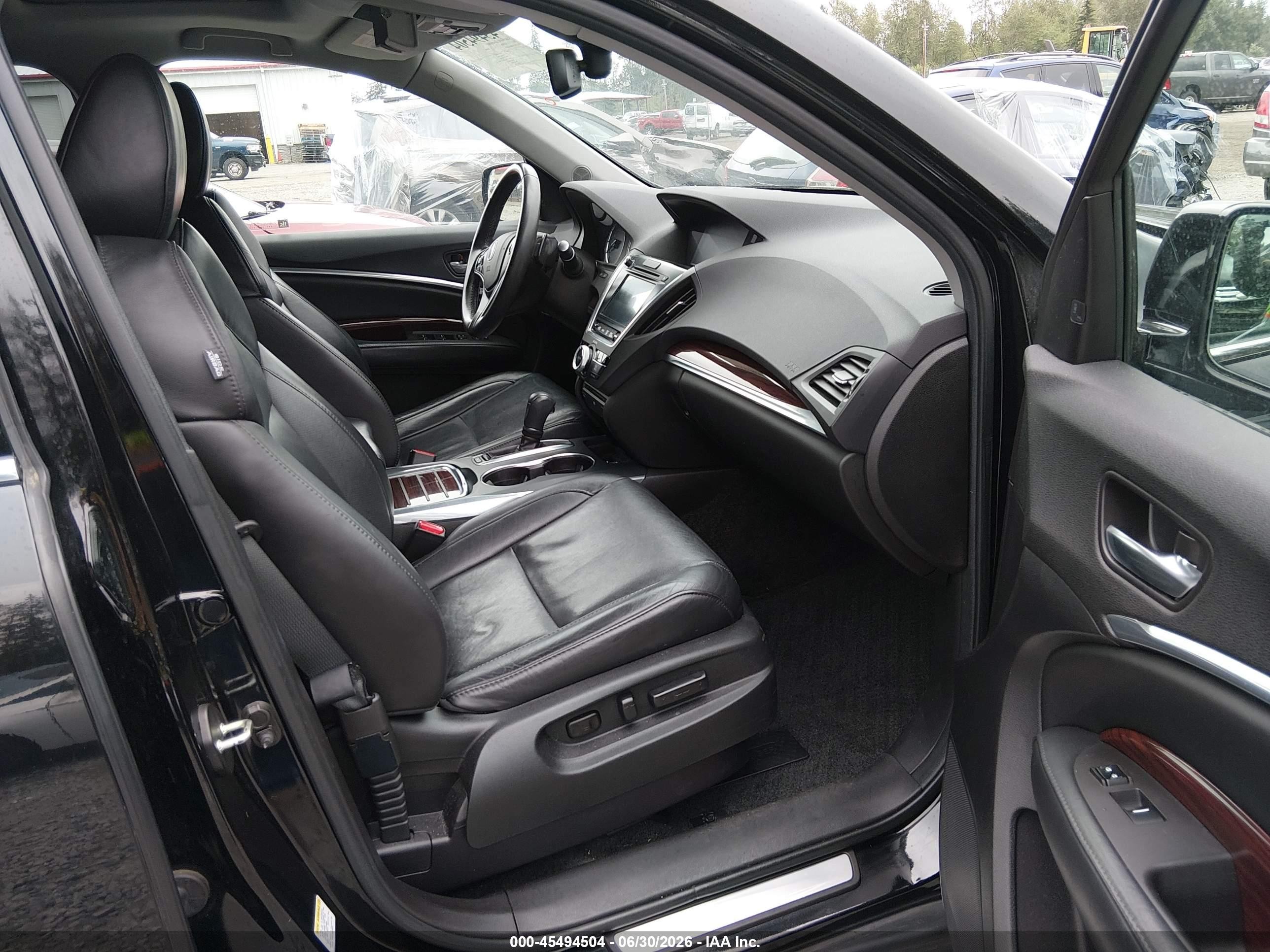 2014 Acura Mdx Advance Pkg W/entertainment Pkg Black vin: 5FRYD4H80EB030311