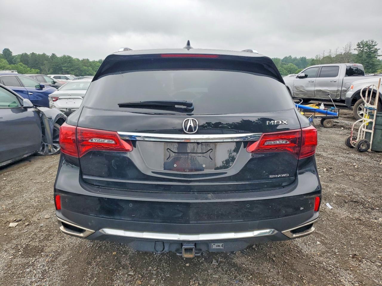 2017 Acura Mdx Advance Black vin: 5FRYD4H80HB011570
