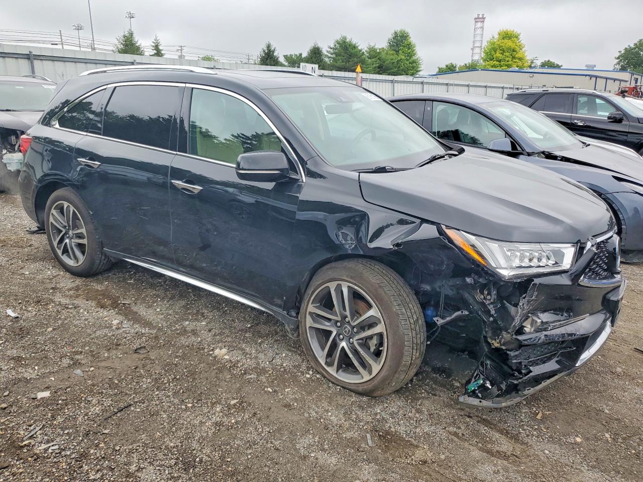 2017 Acura Mdx Advance Black vin: 5FRYD4H80HB011570