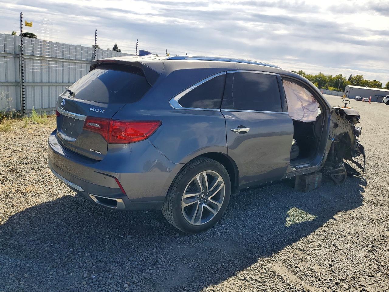 2017 Acura Mdx Advance Серый vin: 5FRYD4H81HB039152