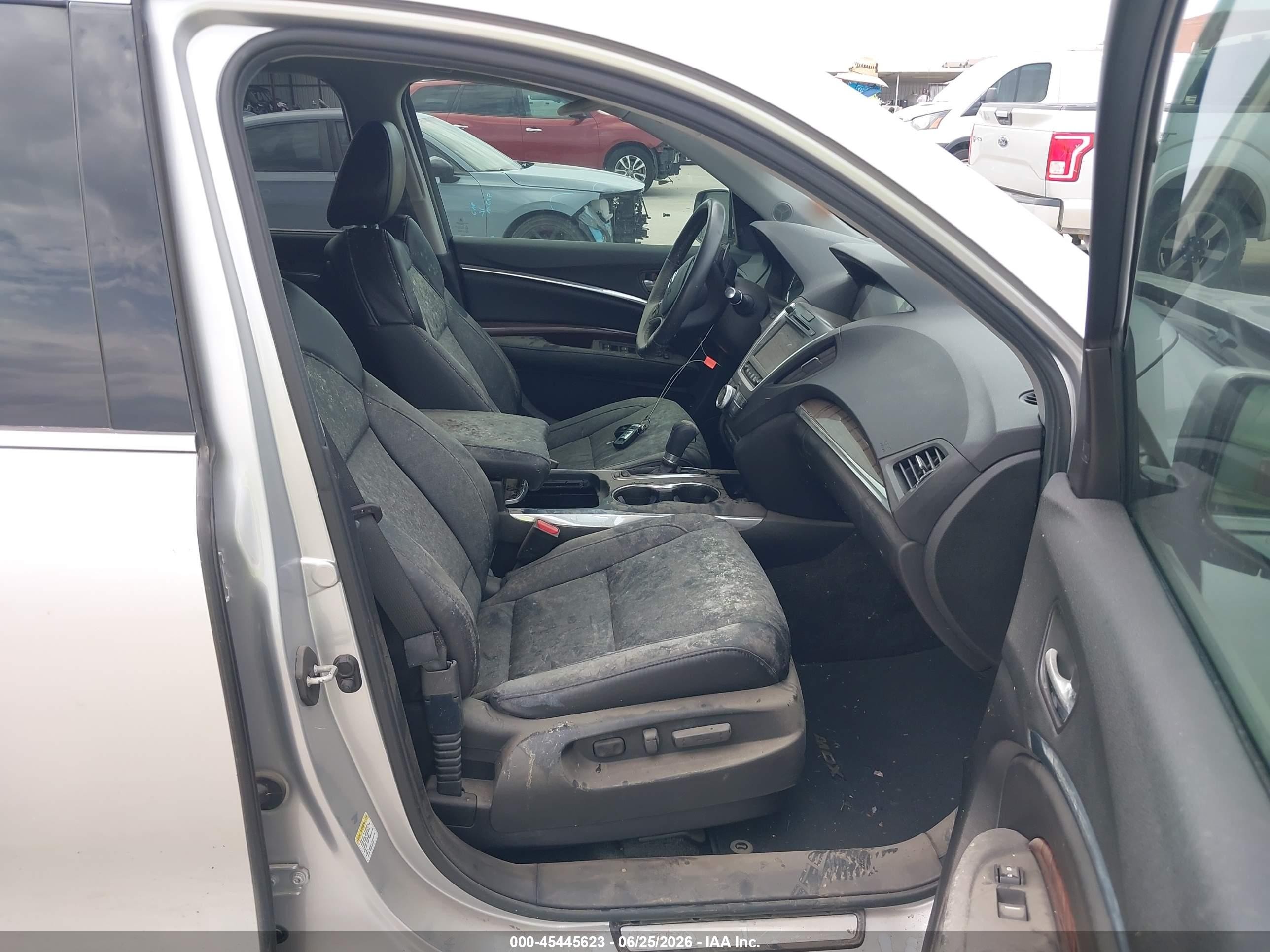 2014 Acura Mdx Advance Pkg W/entertainment Pkg Silver vin: 5FRYD4H82EB033159