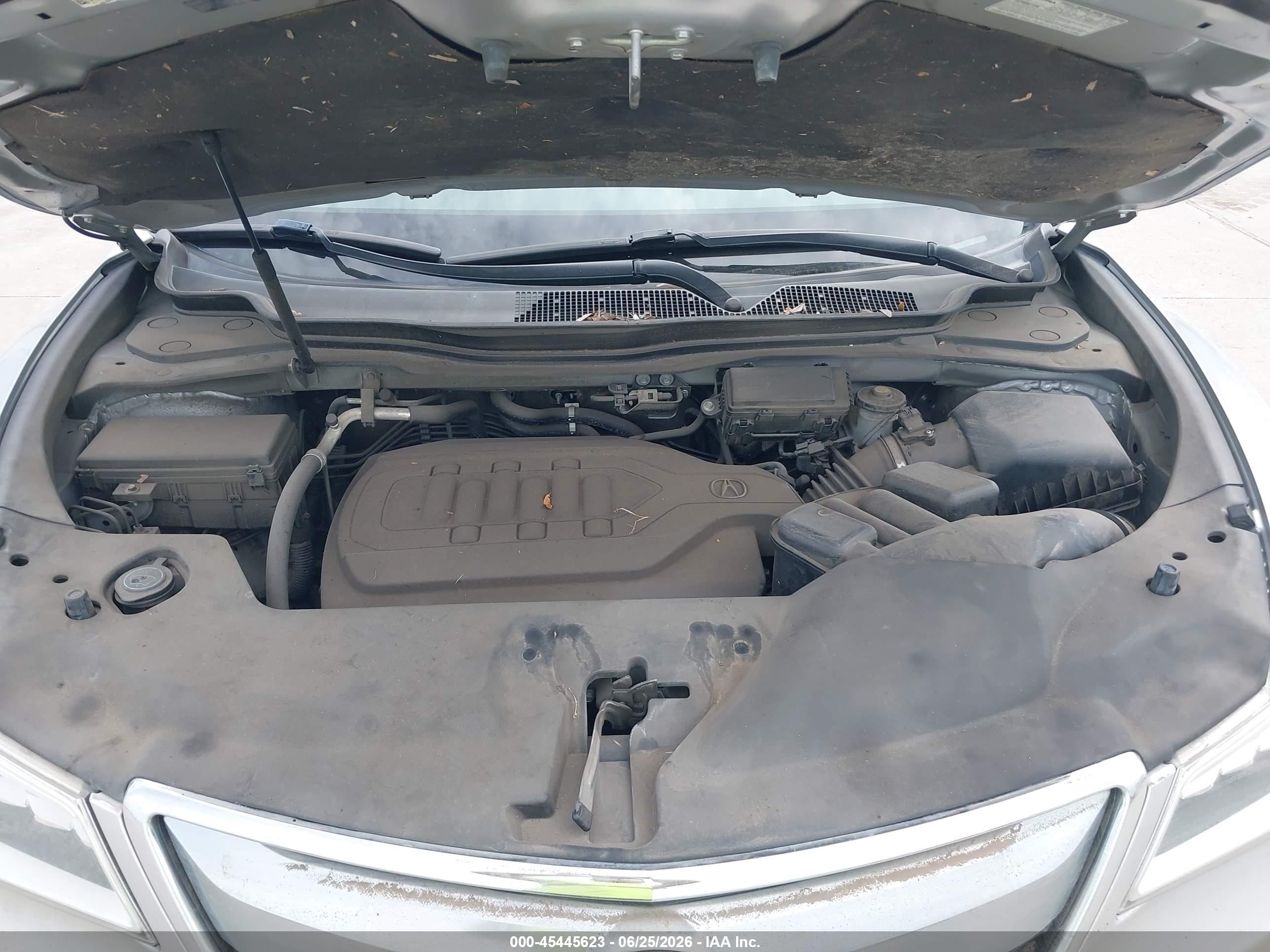 2014 Acura Mdx Advance Pkg W/entertainment Pkg Silver vin: 5FRYD4H82EB033159