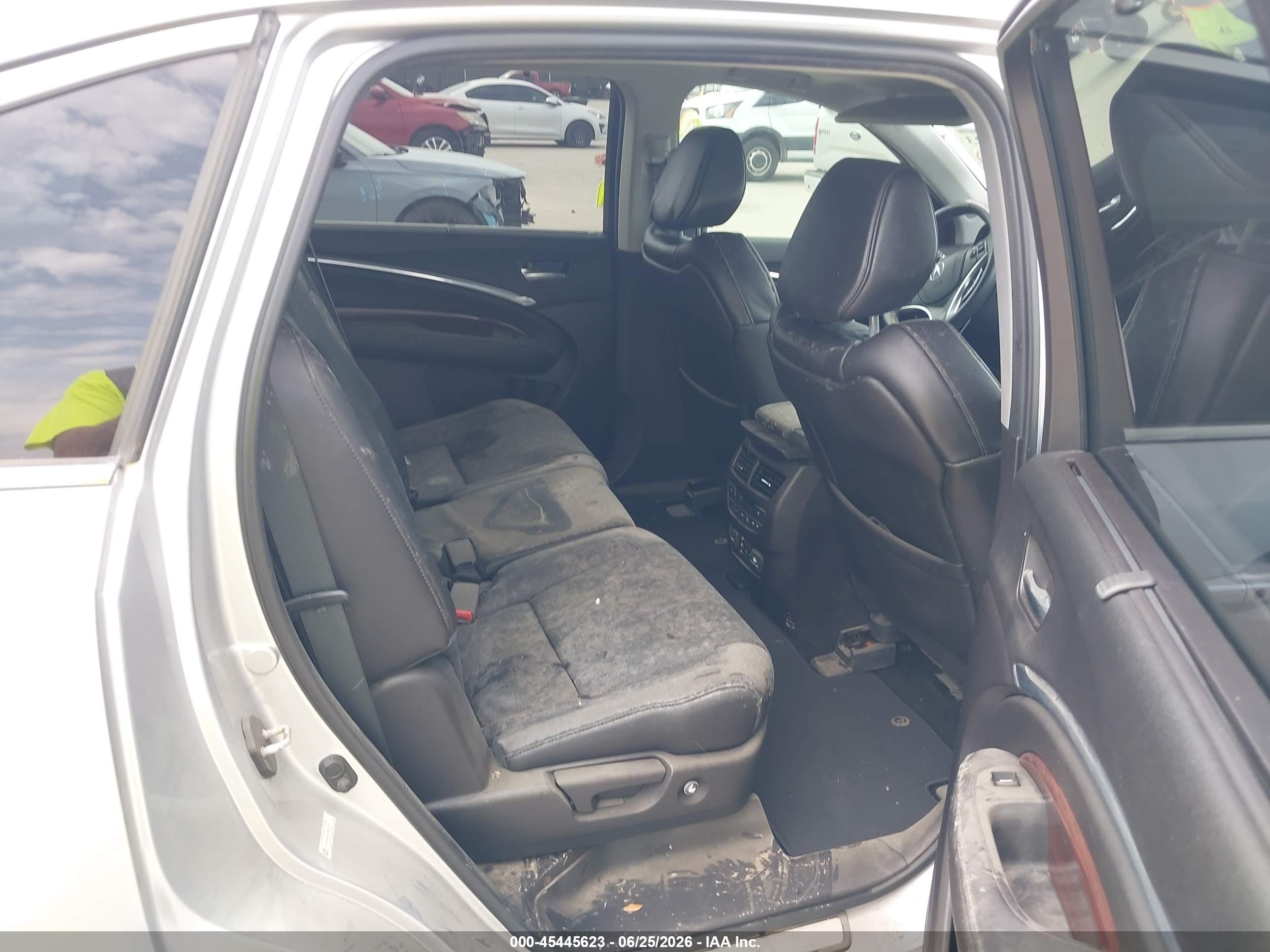 2014 Acura Mdx Advance Pkg W/entertainment Pkg Silver vin: 5FRYD4H82EB033159