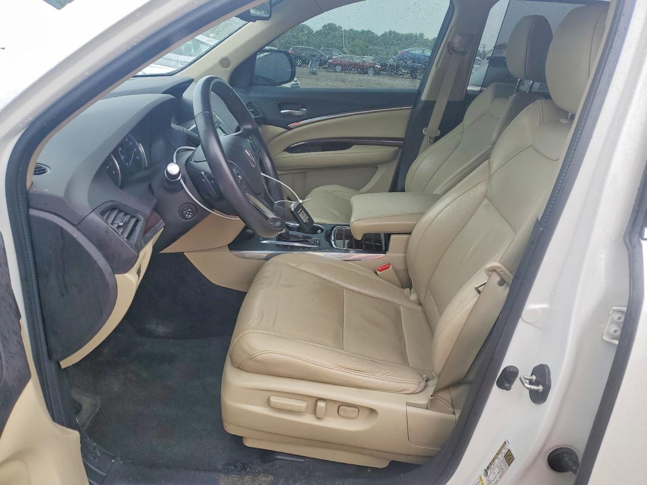 2014 Acura Mdx Advance White vin: 5FRYD4H82EB046915