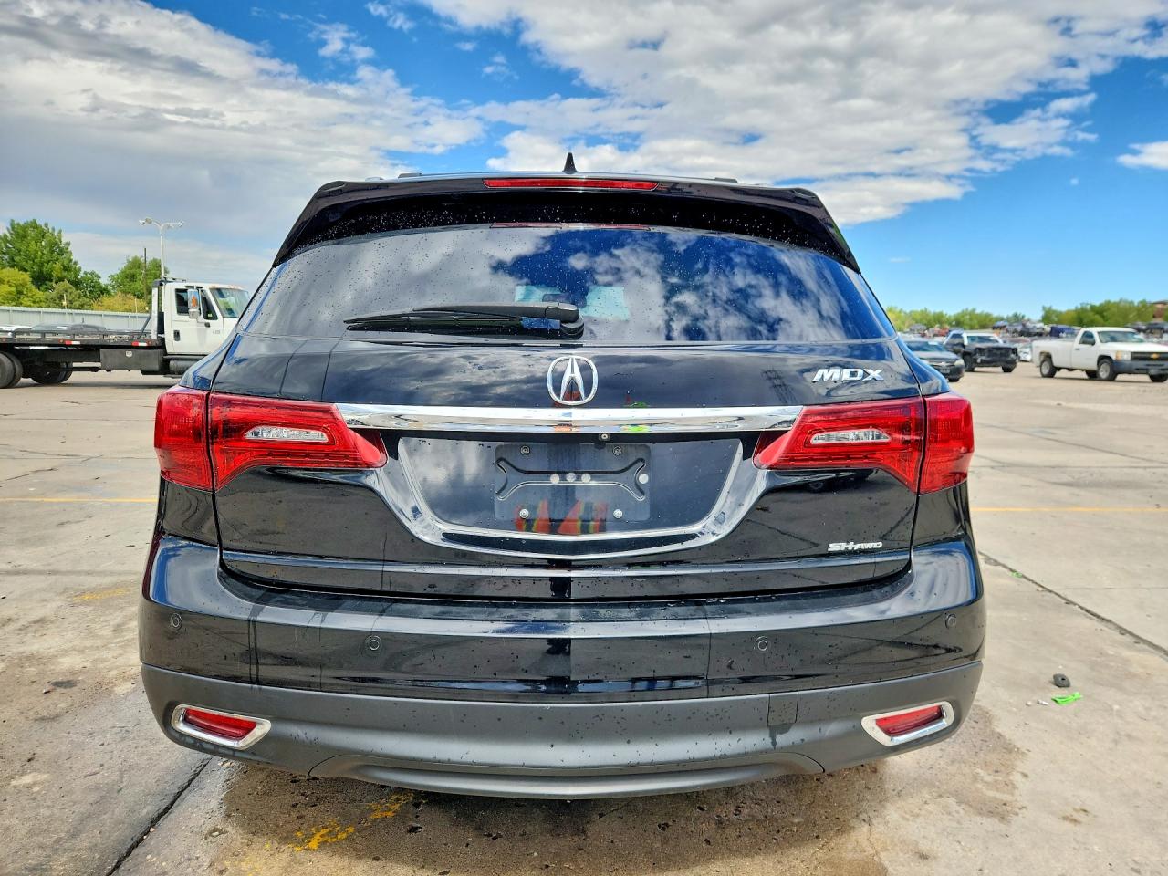 2014 Acura Mdx Advance Черный vin: 5FRYD4H84EB015035