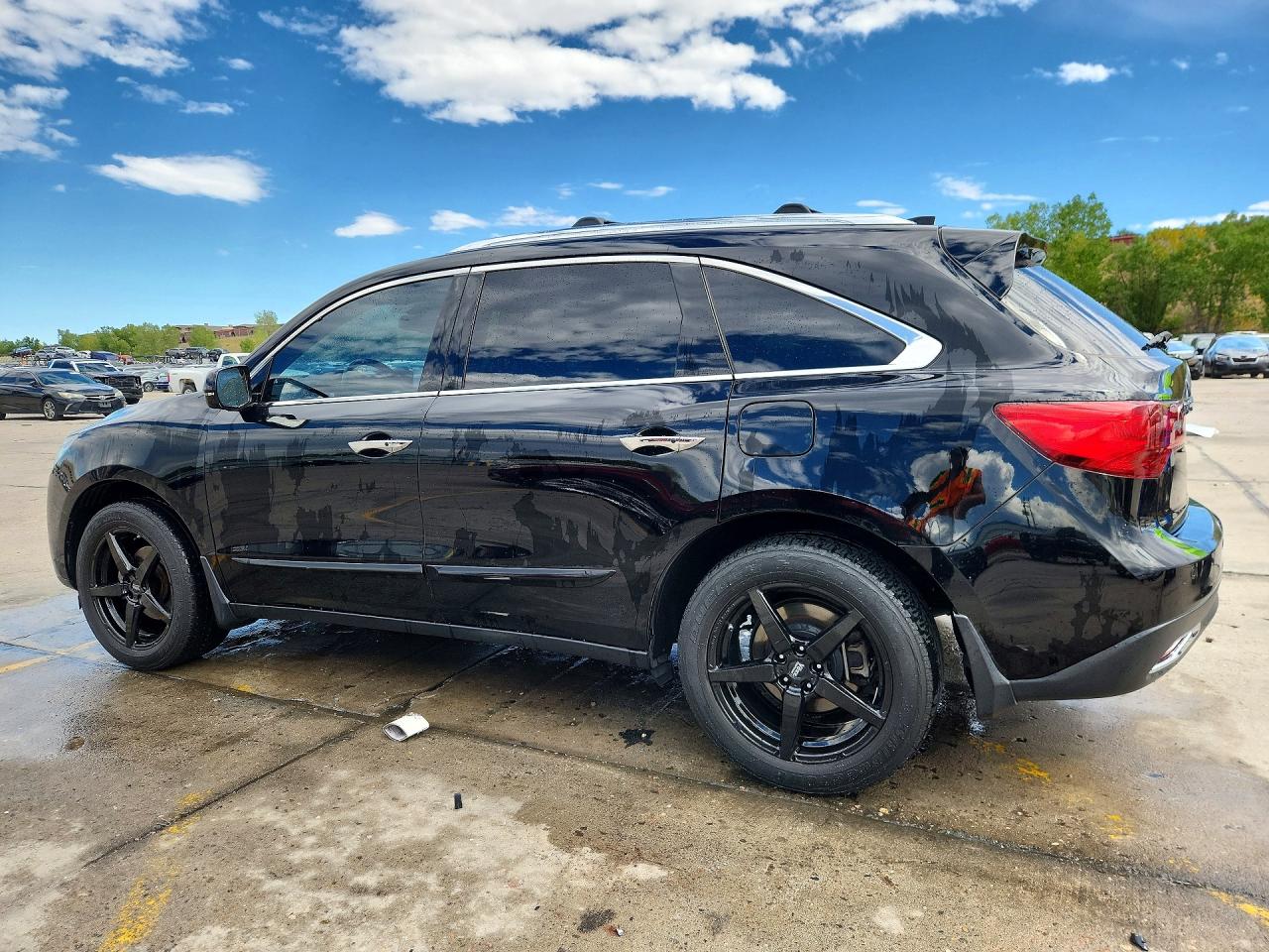 2014 Acura Mdx Advance Черный vin: 5FRYD4H84EB015035