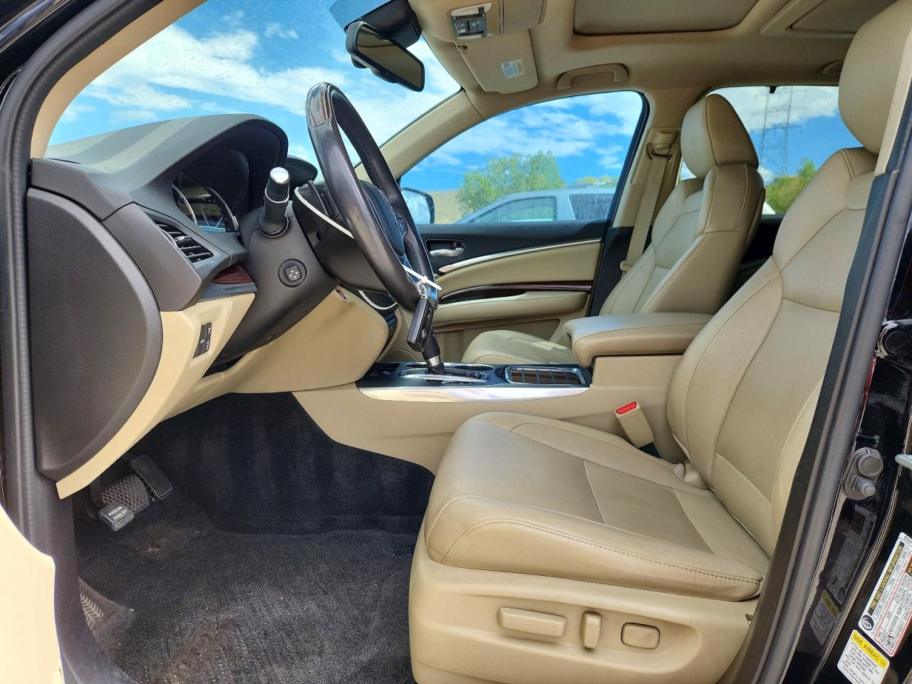 2014 Acura Mdx Advance Черный vin: 5FRYD4H84EB015035