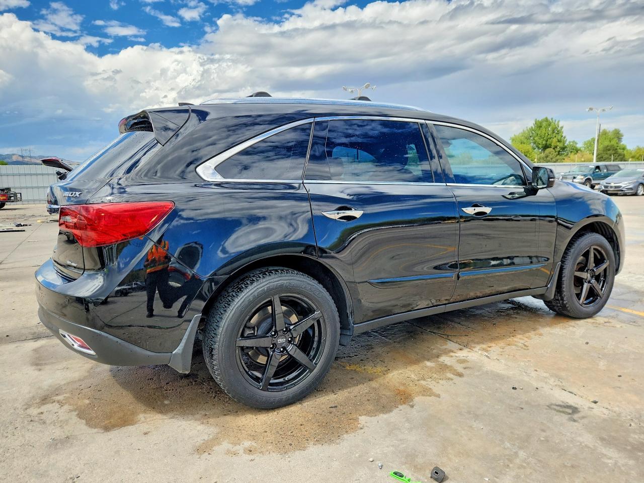 2014 Acura Mdx Advance Черный vin: 5FRYD4H84EB015035