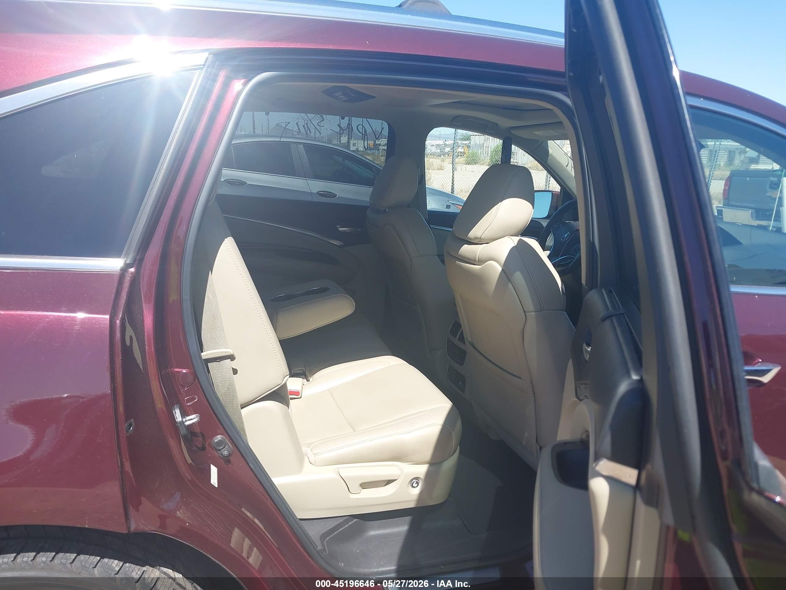 2014 Acura Mdx Advance Pkg W/entertainment Pkg Бордовый vin: 5FRYD4H84EB030991