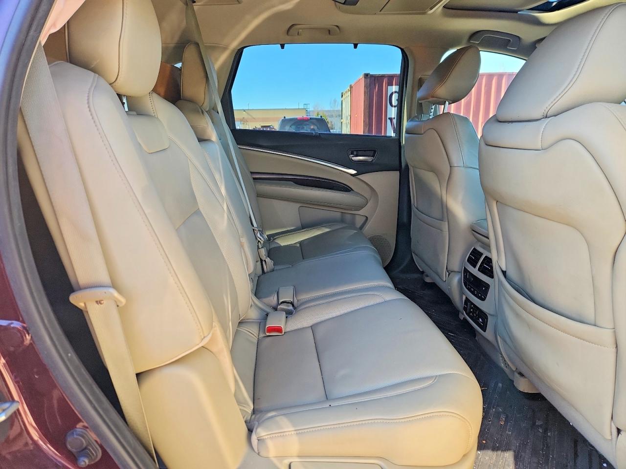 2014 Acura Mdx Advance Burgundy vin: 5FRYD4H84EB506012