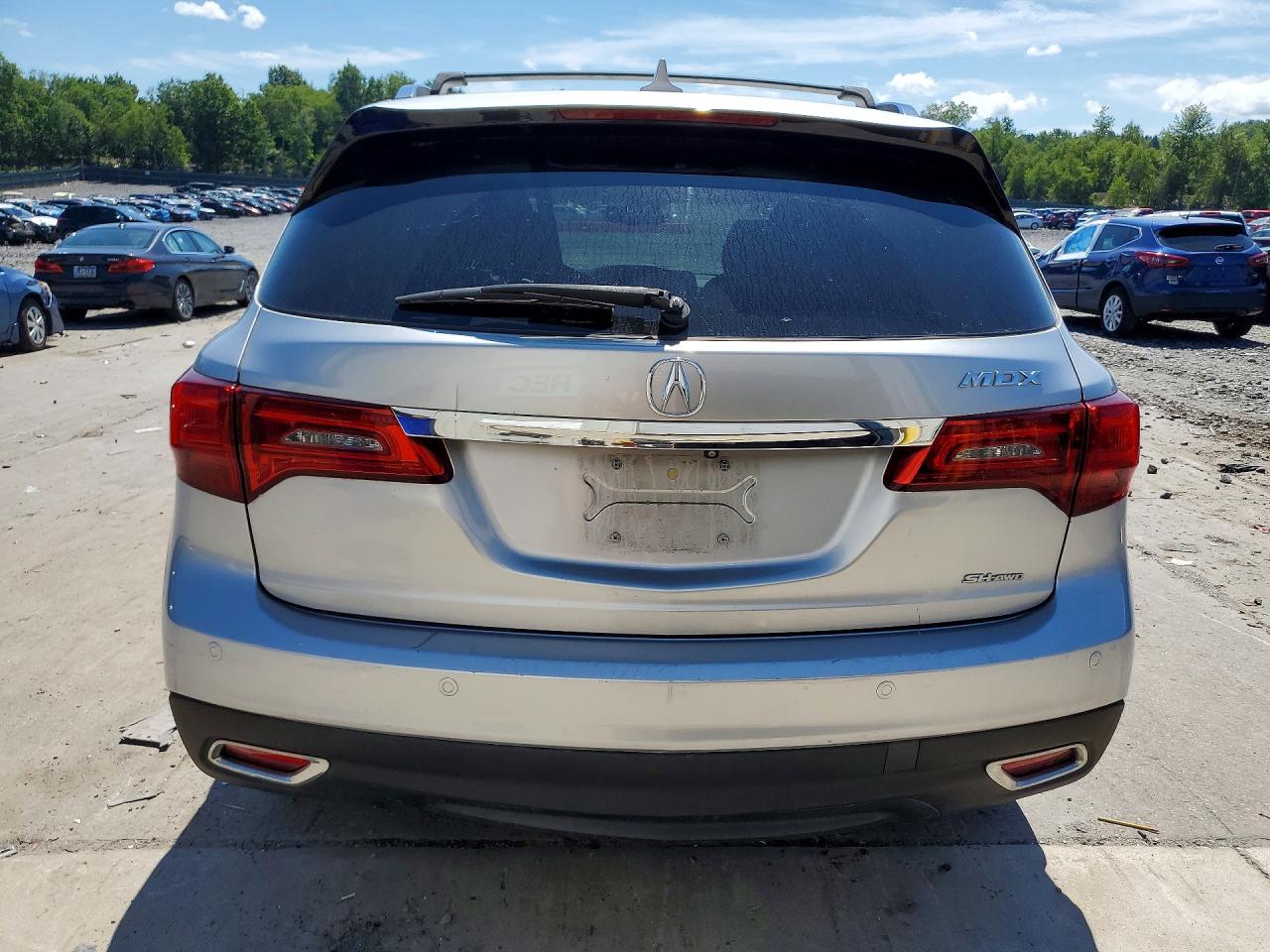2015 Acura Mdx Advance Серебряный vin: 5FRYD4H84FB007762