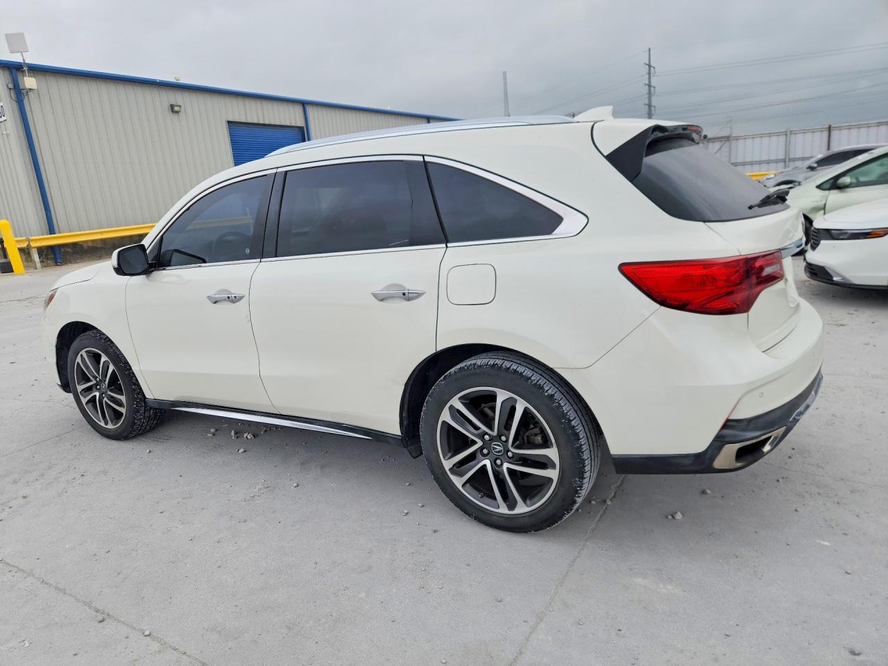 2017 Acura Mdx Advance White vin: 5FRYD4H84HB012852