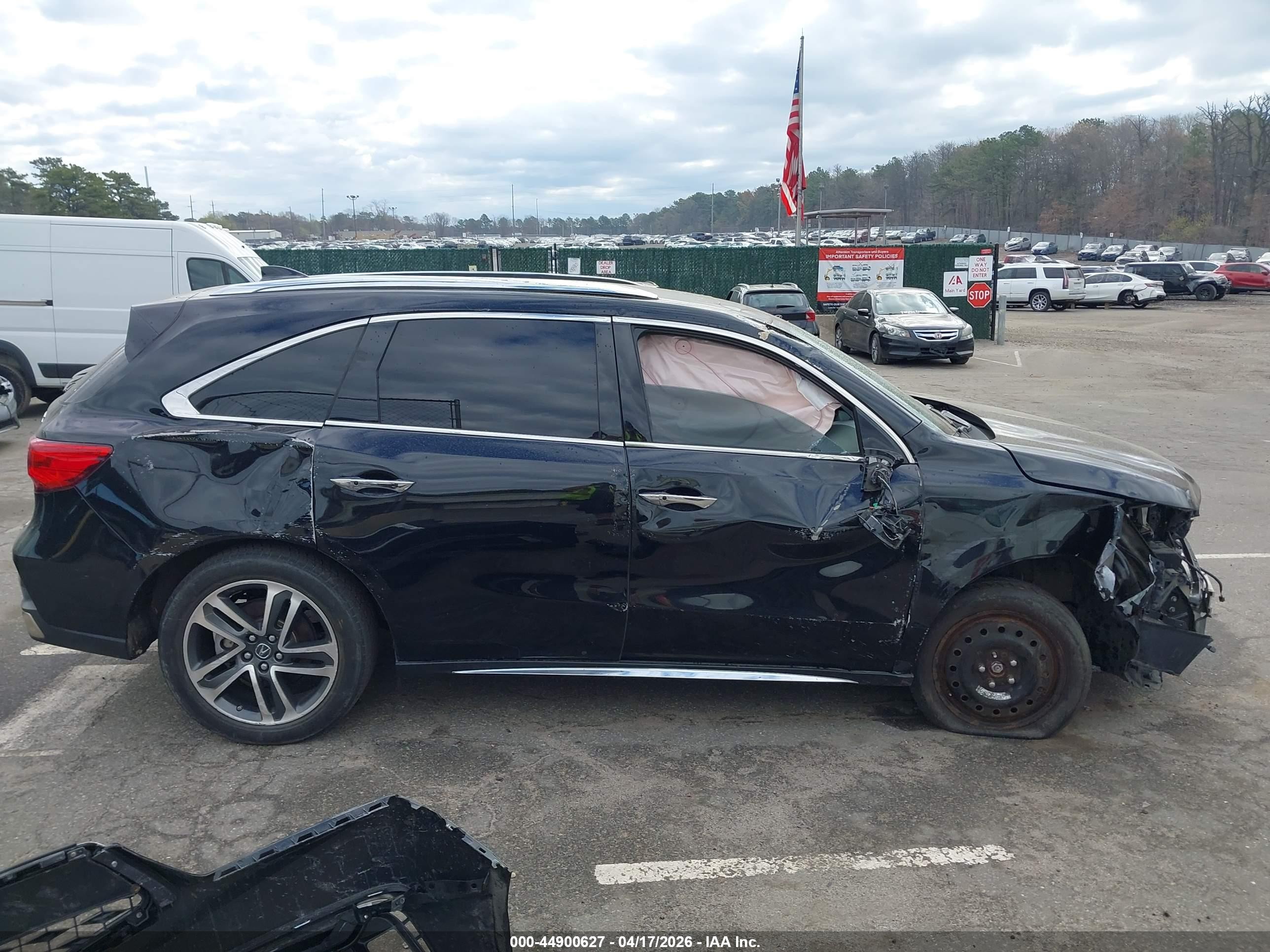 2017 Acura Mdx Advance Package Black vin: 5FRYD4H84HB044006