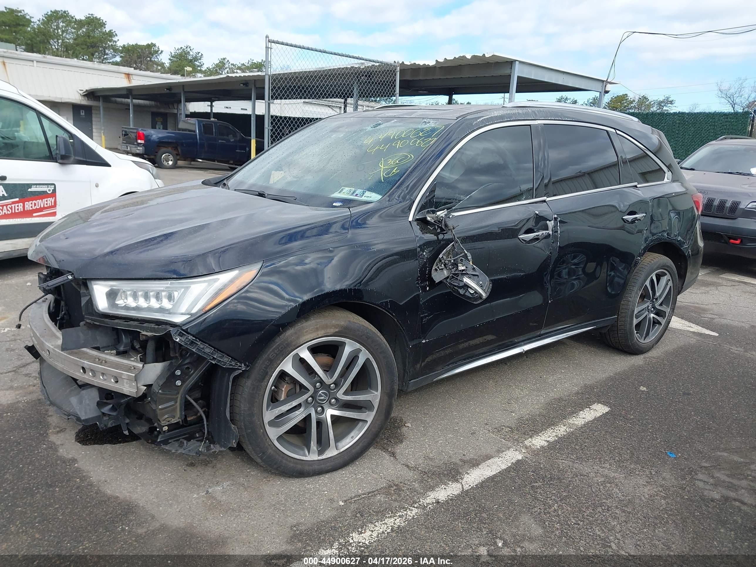 2017 Acura Mdx Advance Package Black vin: 5FRYD4H84HB044006