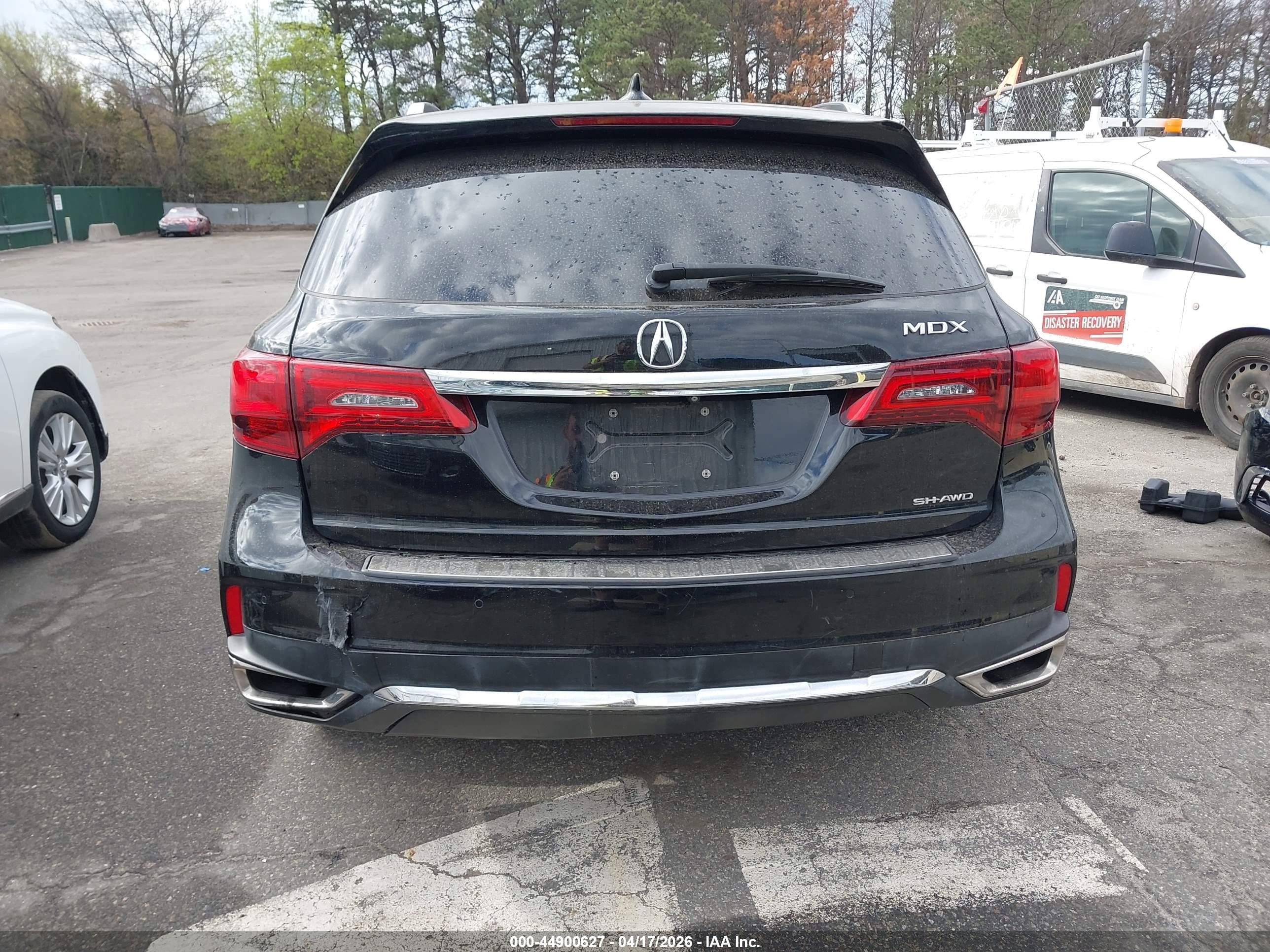 2017 Acura Mdx Advance Package Black vin: 5FRYD4H84HB044006