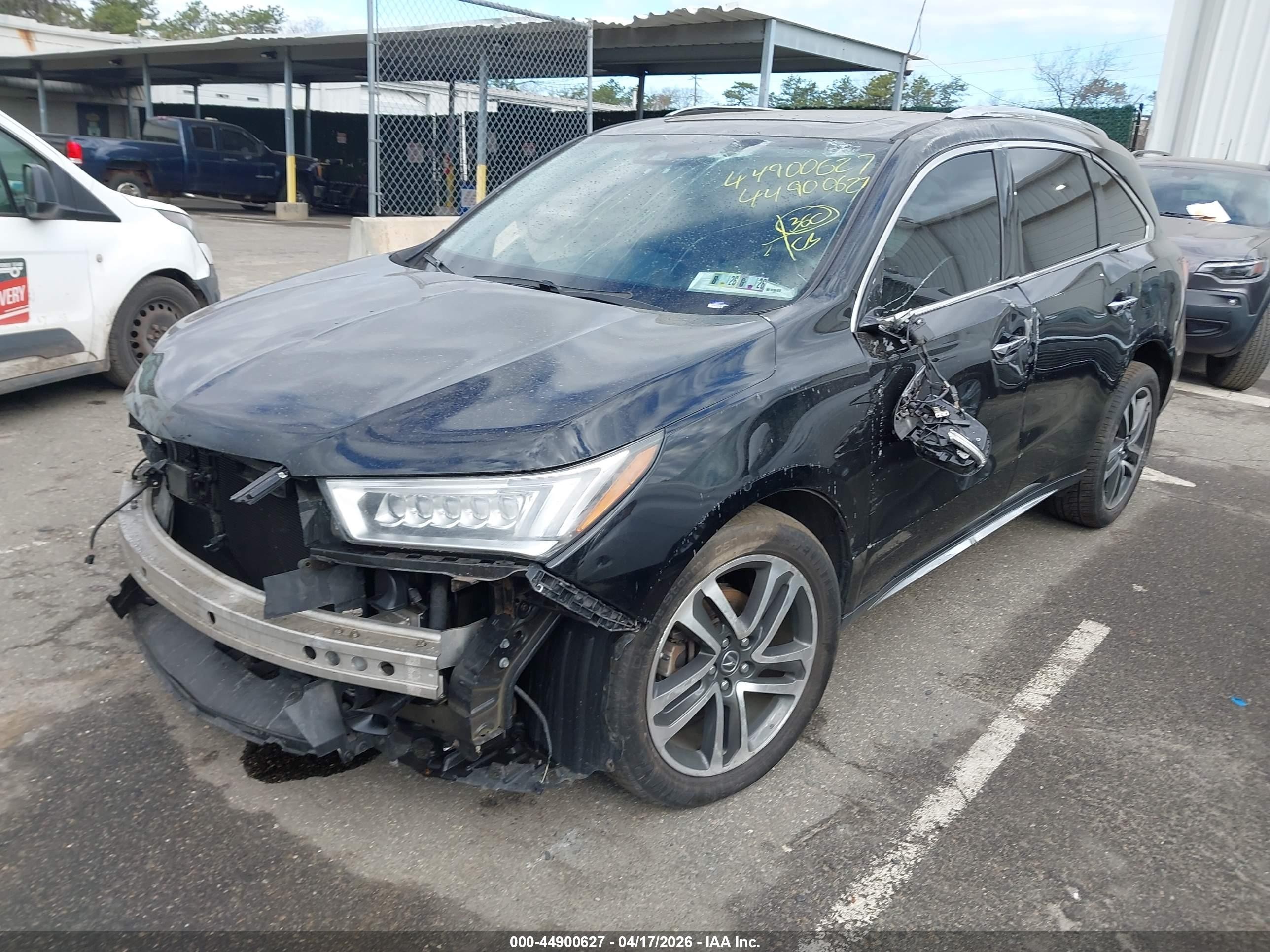 2017 Acura Mdx Advance Package Black vin: 5FRYD4H84HB044006