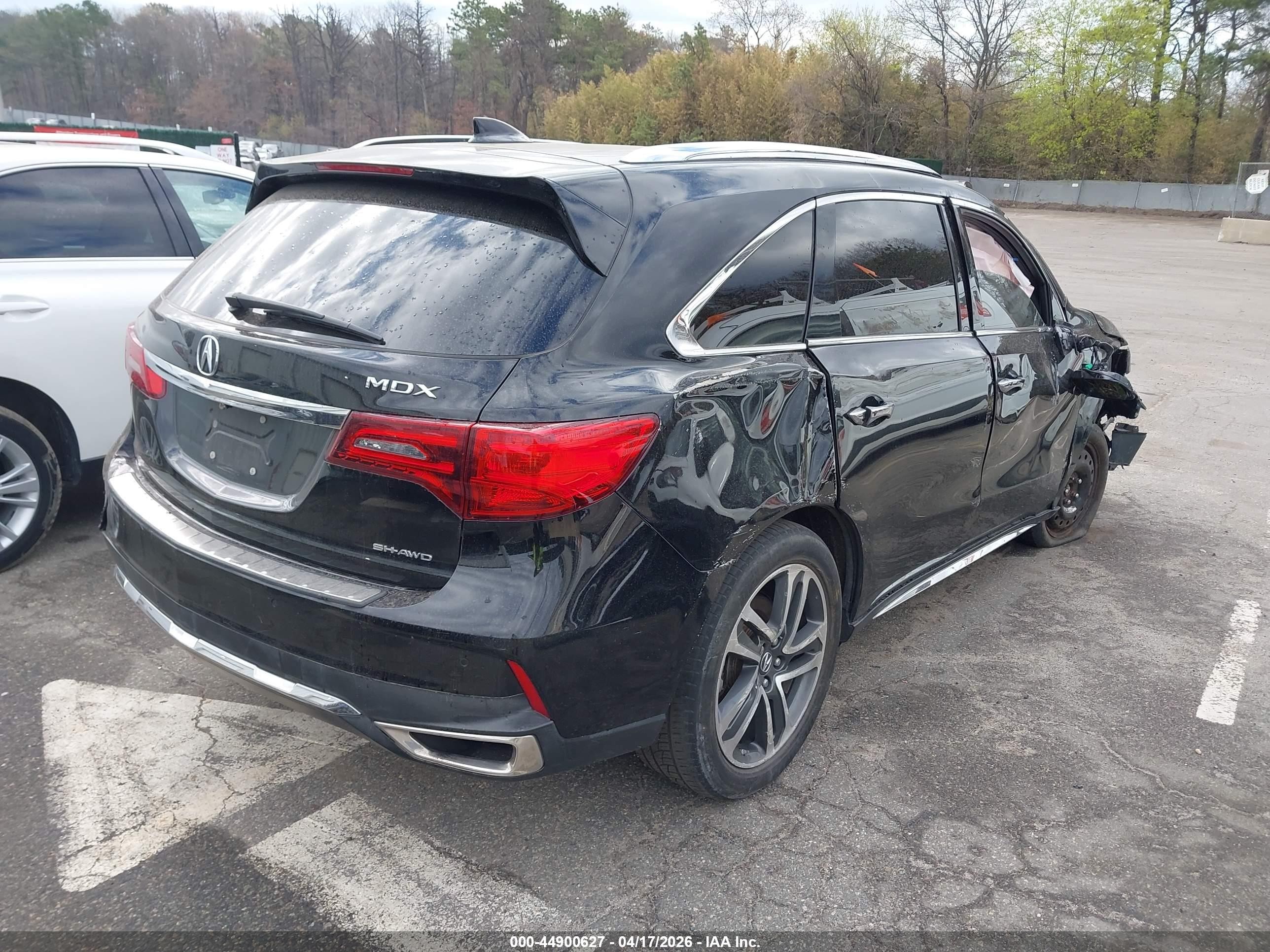 2017 Acura Mdx Advance Package Black vin: 5FRYD4H84HB044006