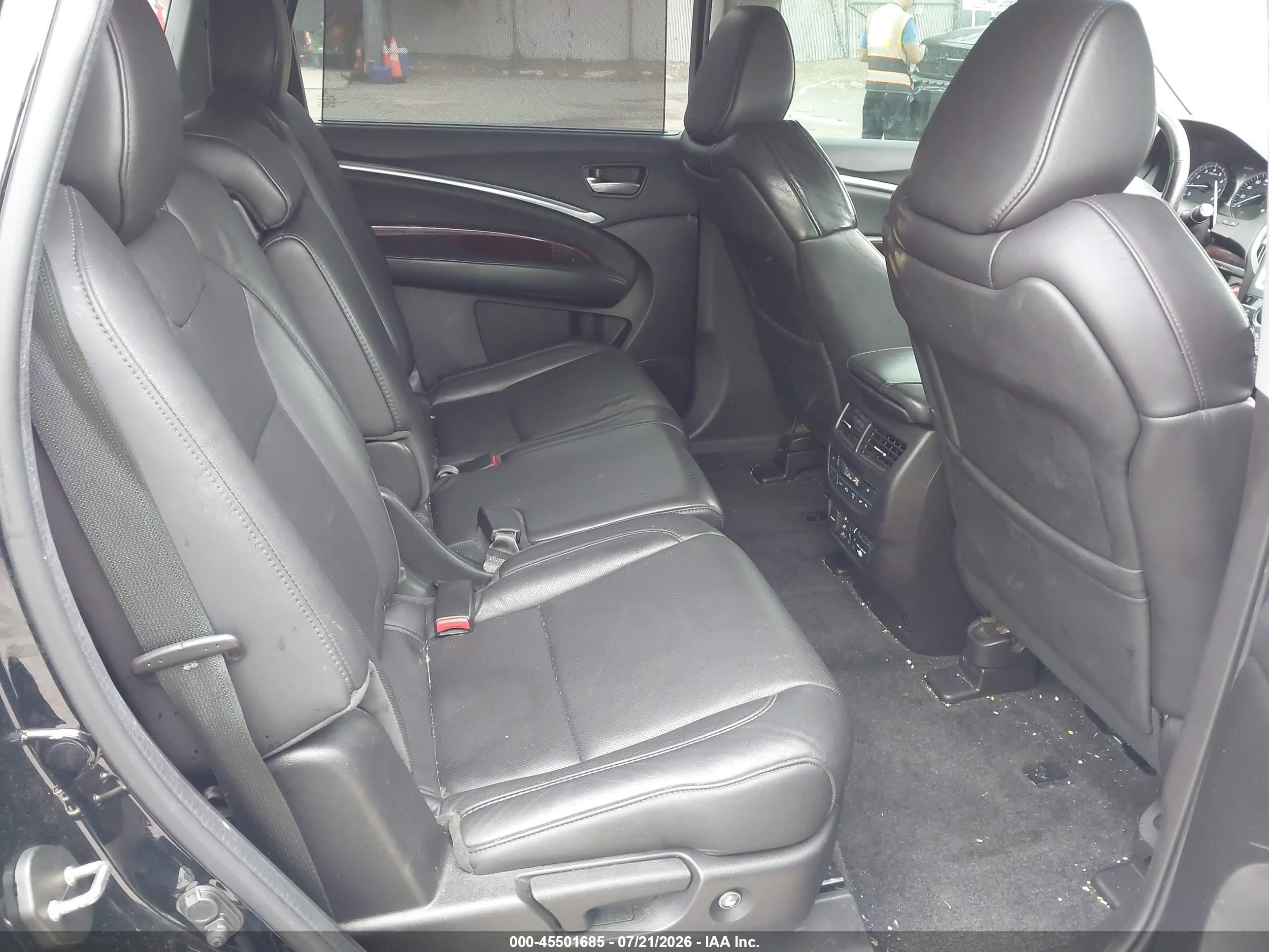 2014 Acura Mdx Advance Pkg W/entertainment Pkg Черный vin: 5FRYD4H85EB036881