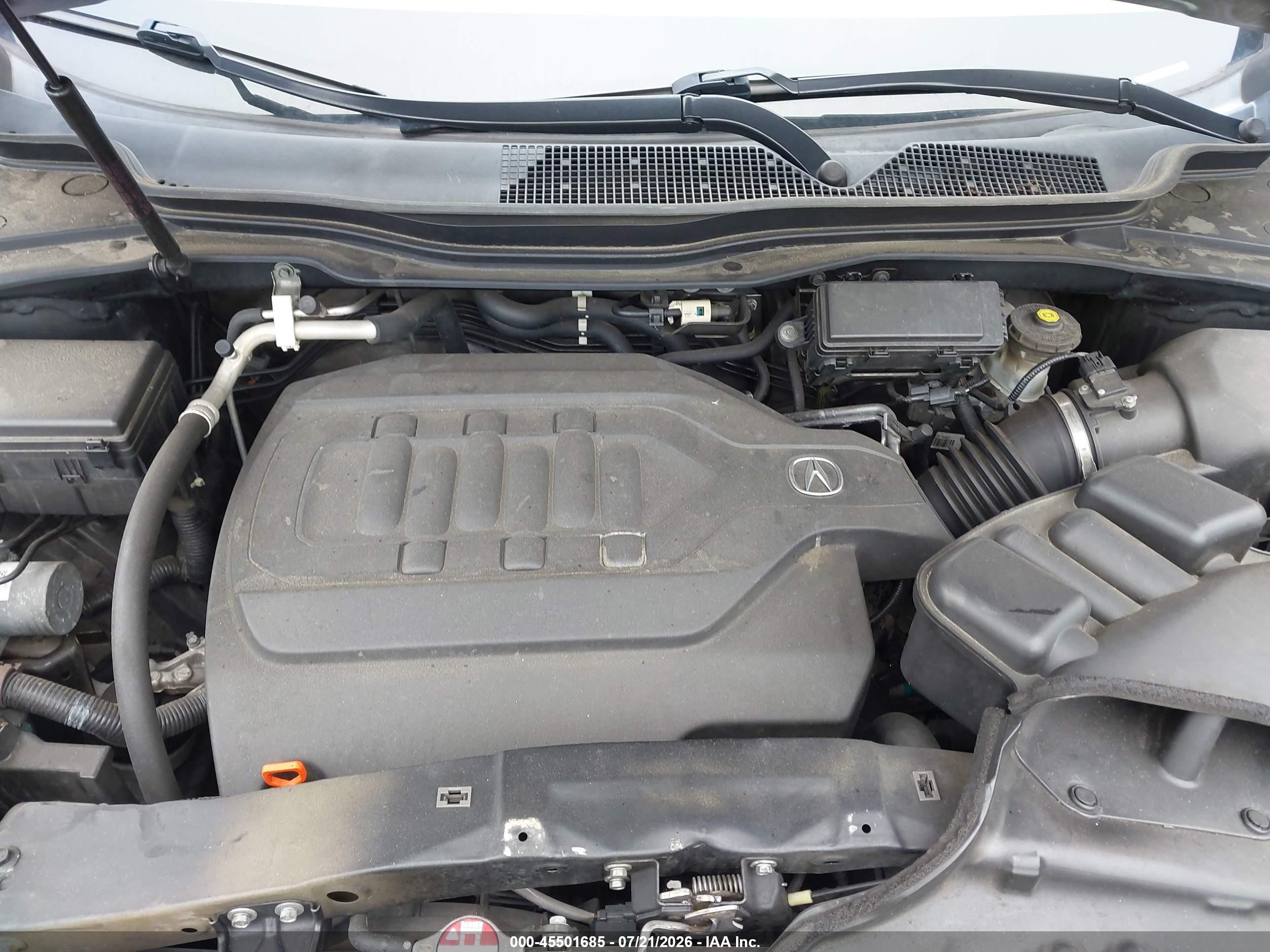 2014 Acura Mdx Advance Pkg W/entertainment Pkg Черный vin: 5FRYD4H85EB036881