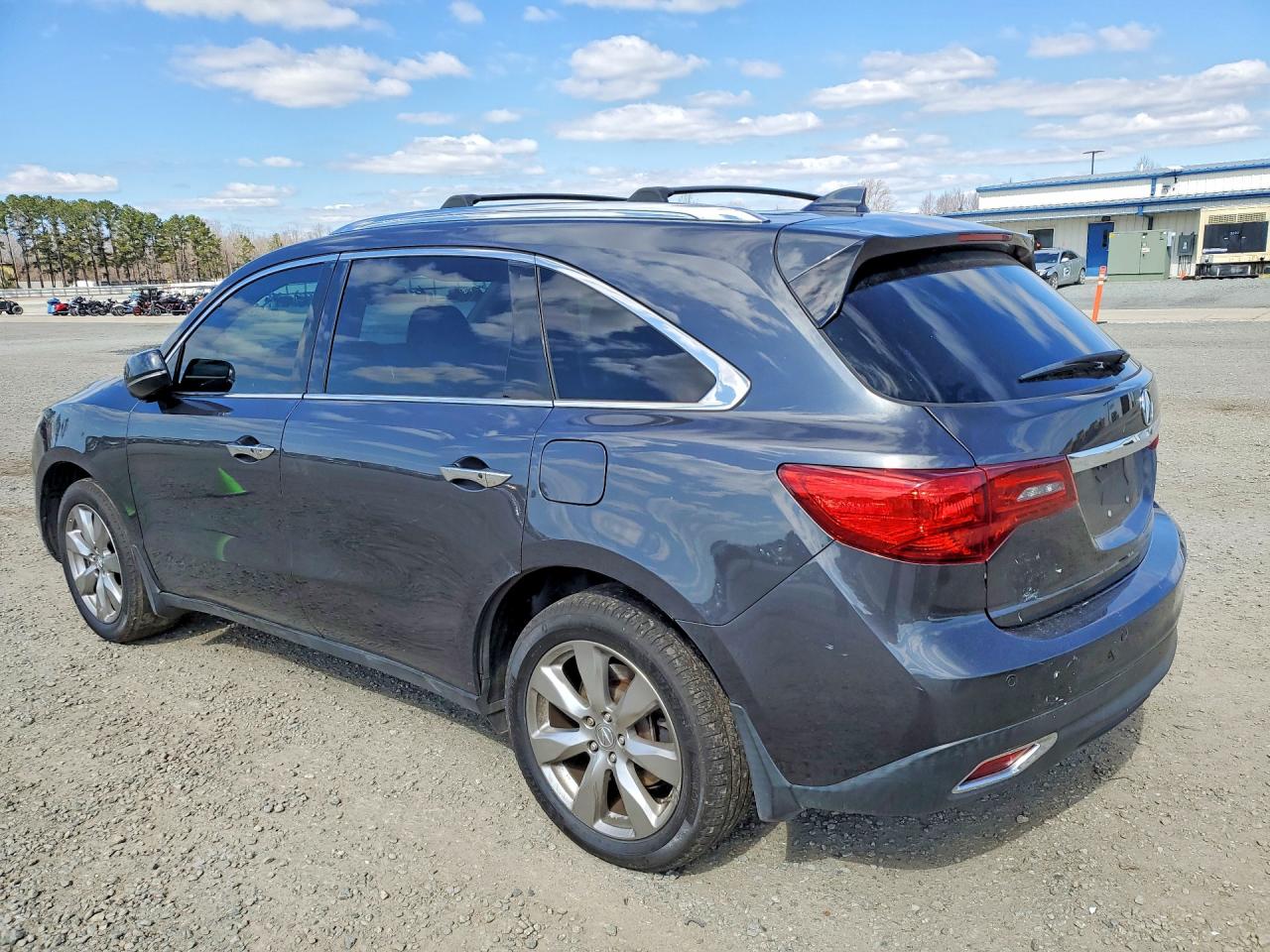 2014 Acura Mdx Advance Gray vin: 5FRYD4H86EB038378